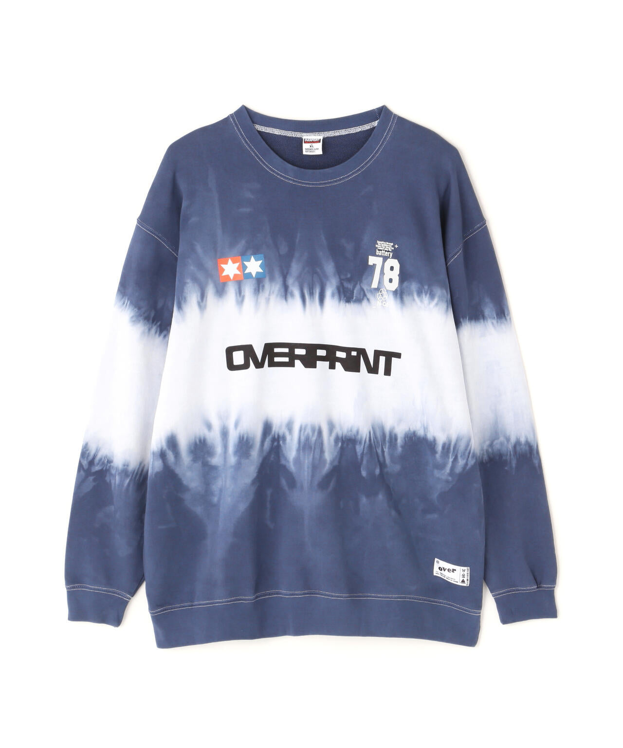 overprint/オーバープリント/SPACE DYE sweat shirts