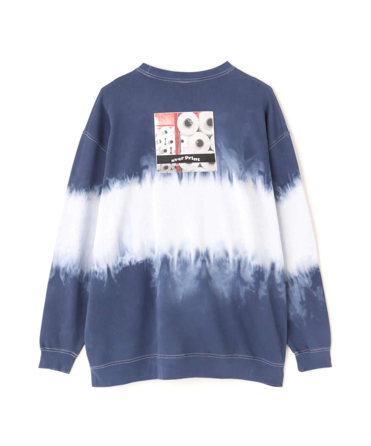 overprint/オーバープリント/SPACE DYE sweat shirts
