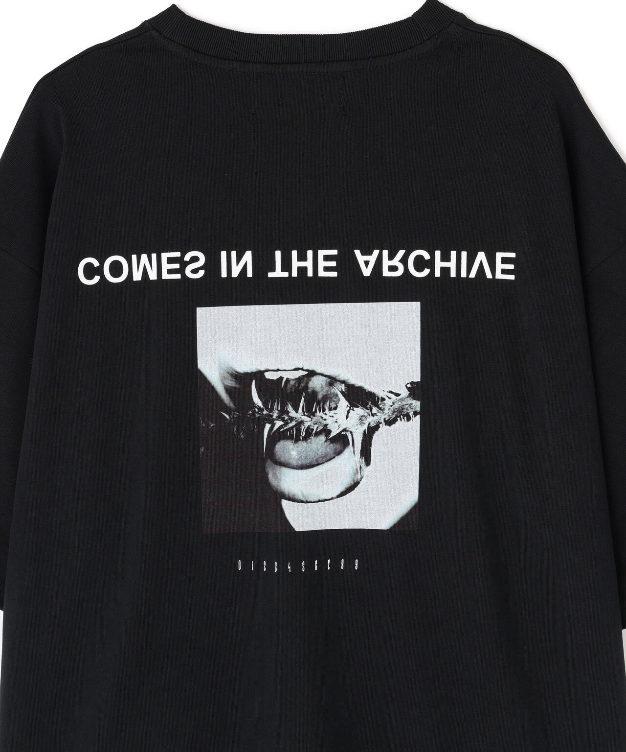 A4A/エーフォーエー/BLACK S/S TEE MOUTH