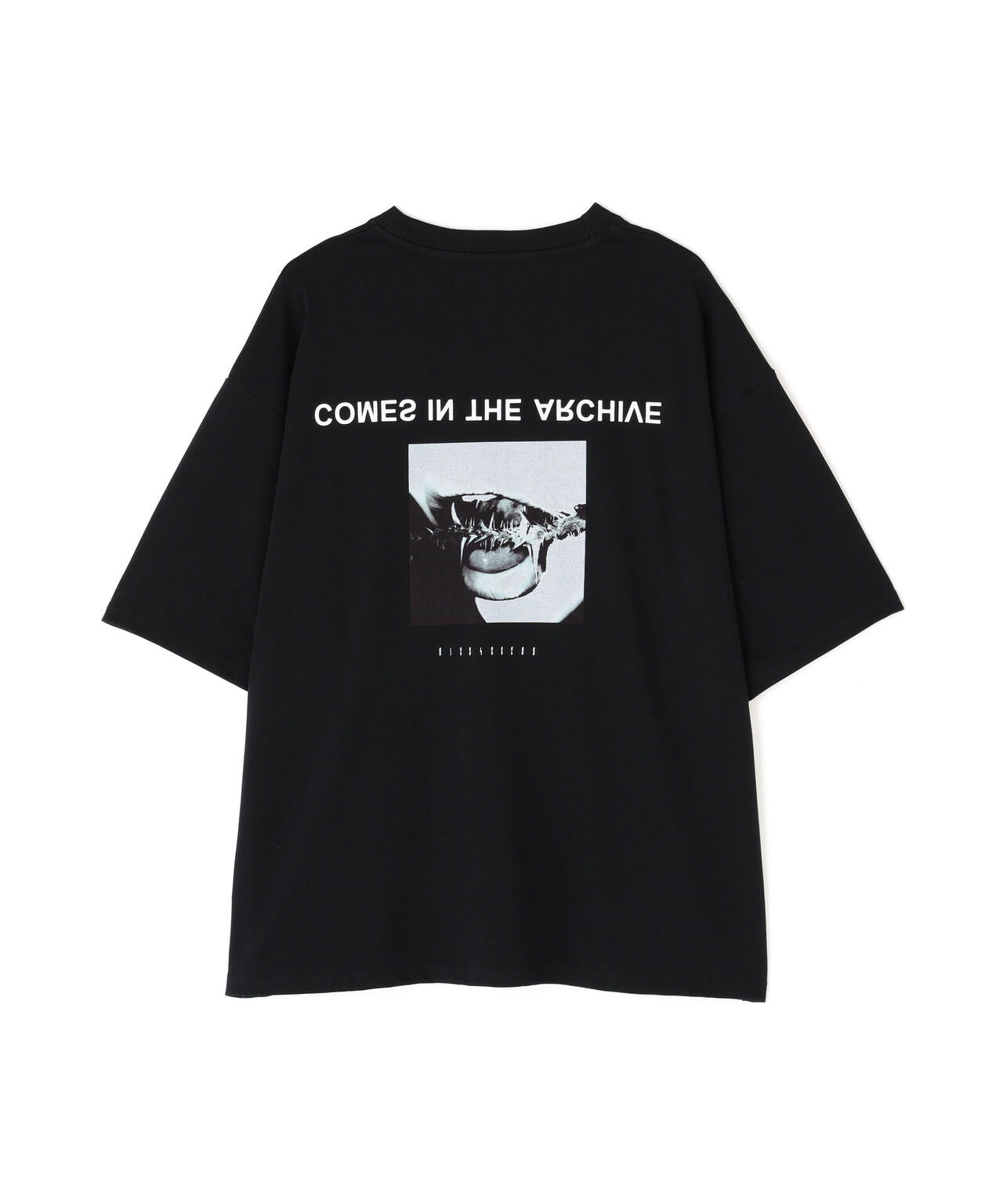 A4A/エーフォーエー/BLACK S/S TEE MOUTH