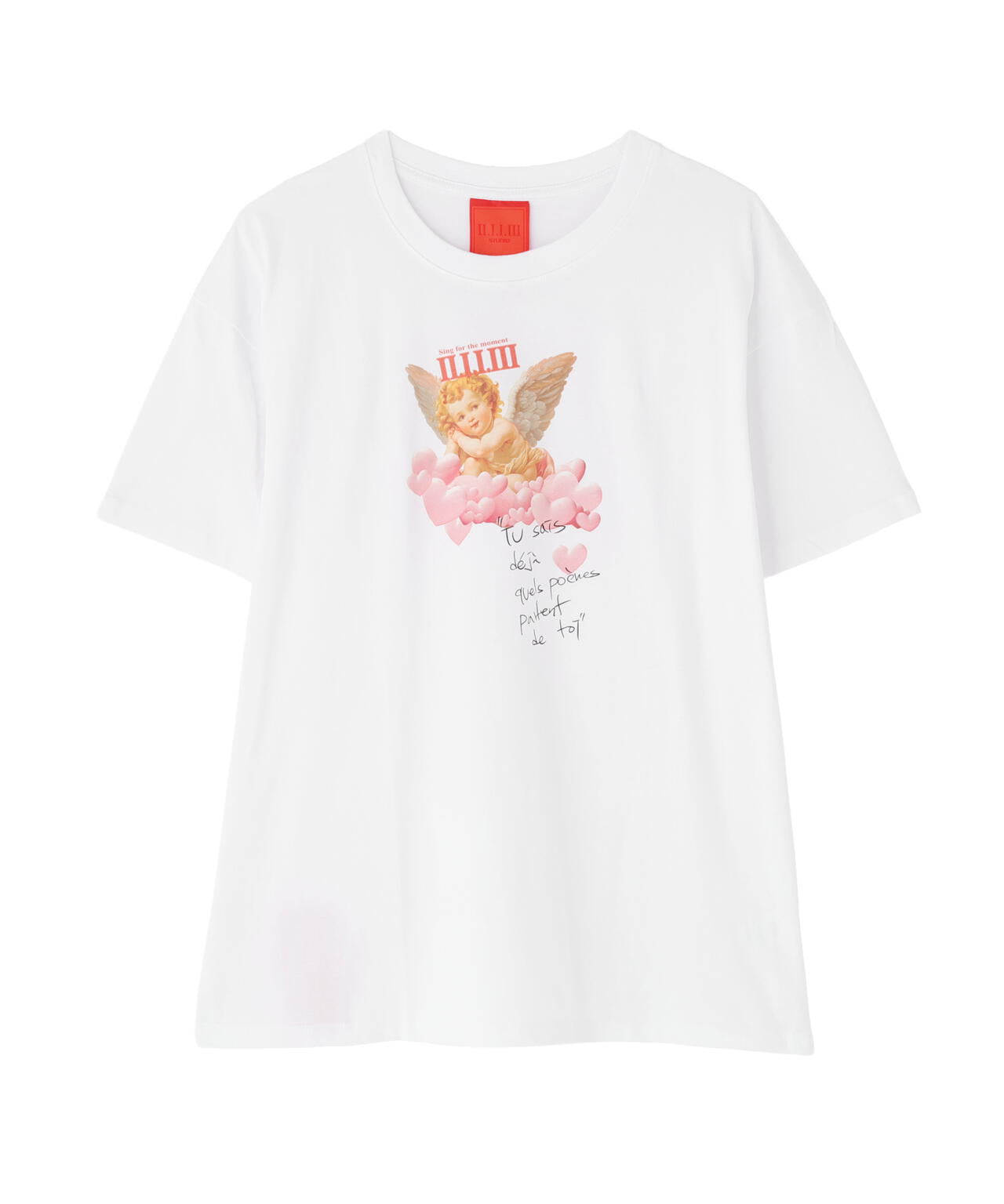 2113STUDIO/イイルイルサムスタジオ/Loose fit Tshirts Heart cloud