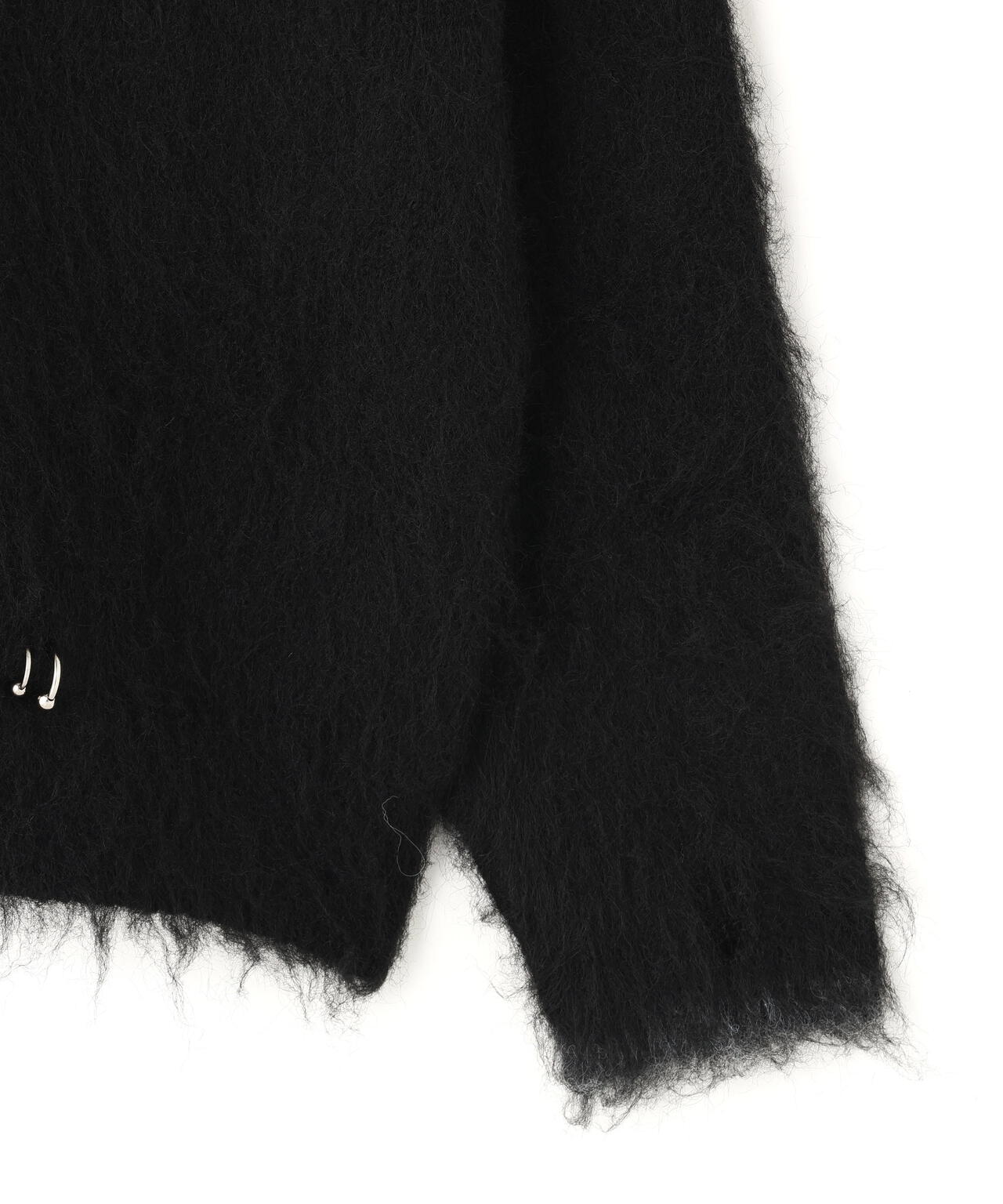 SUPPLIER/サプライヤー/TRIBAL CROSS PIERCED KNIT