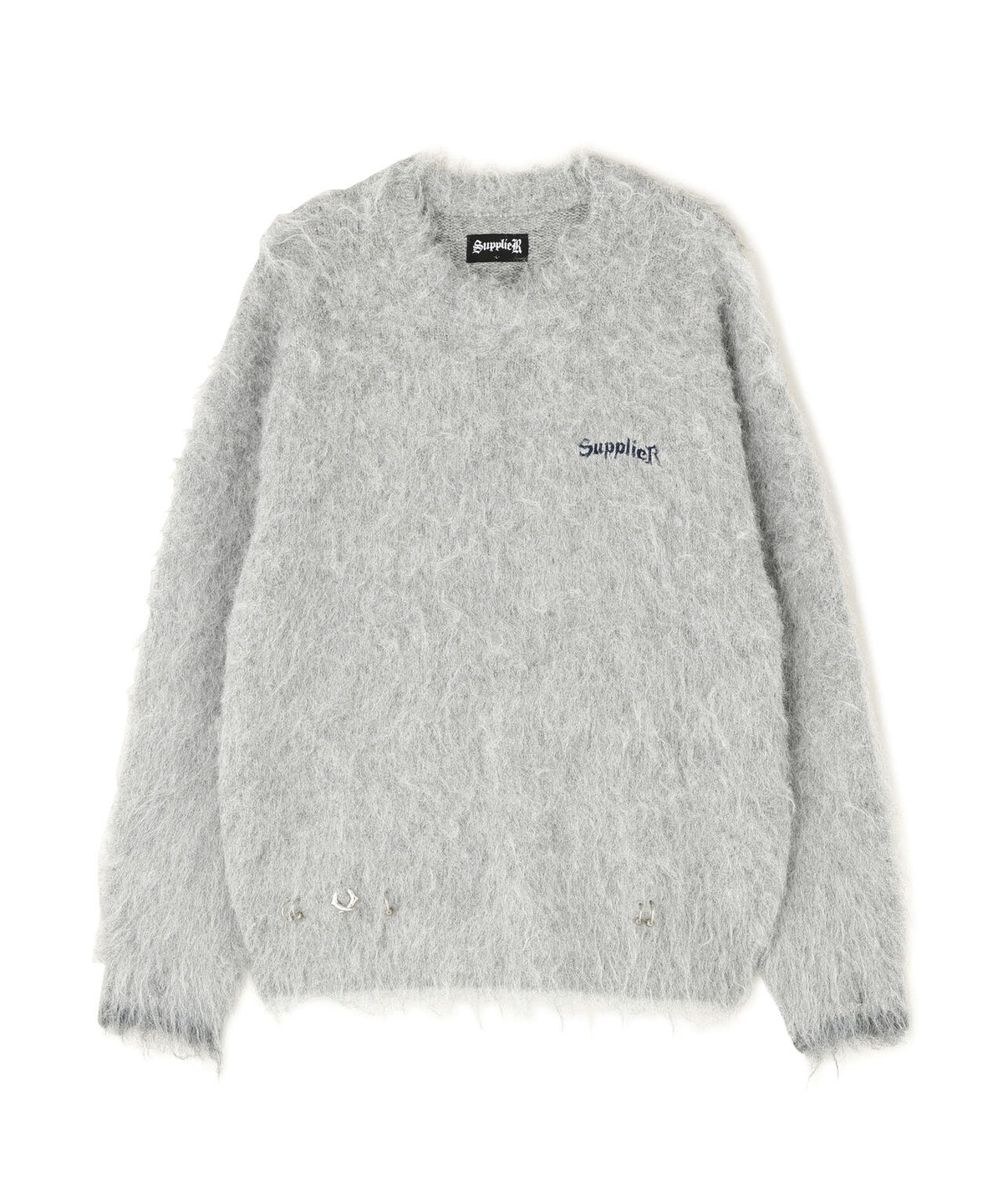 SUPPLIER/サプライヤー/TRIBAL CROSS PIERCED KNIT