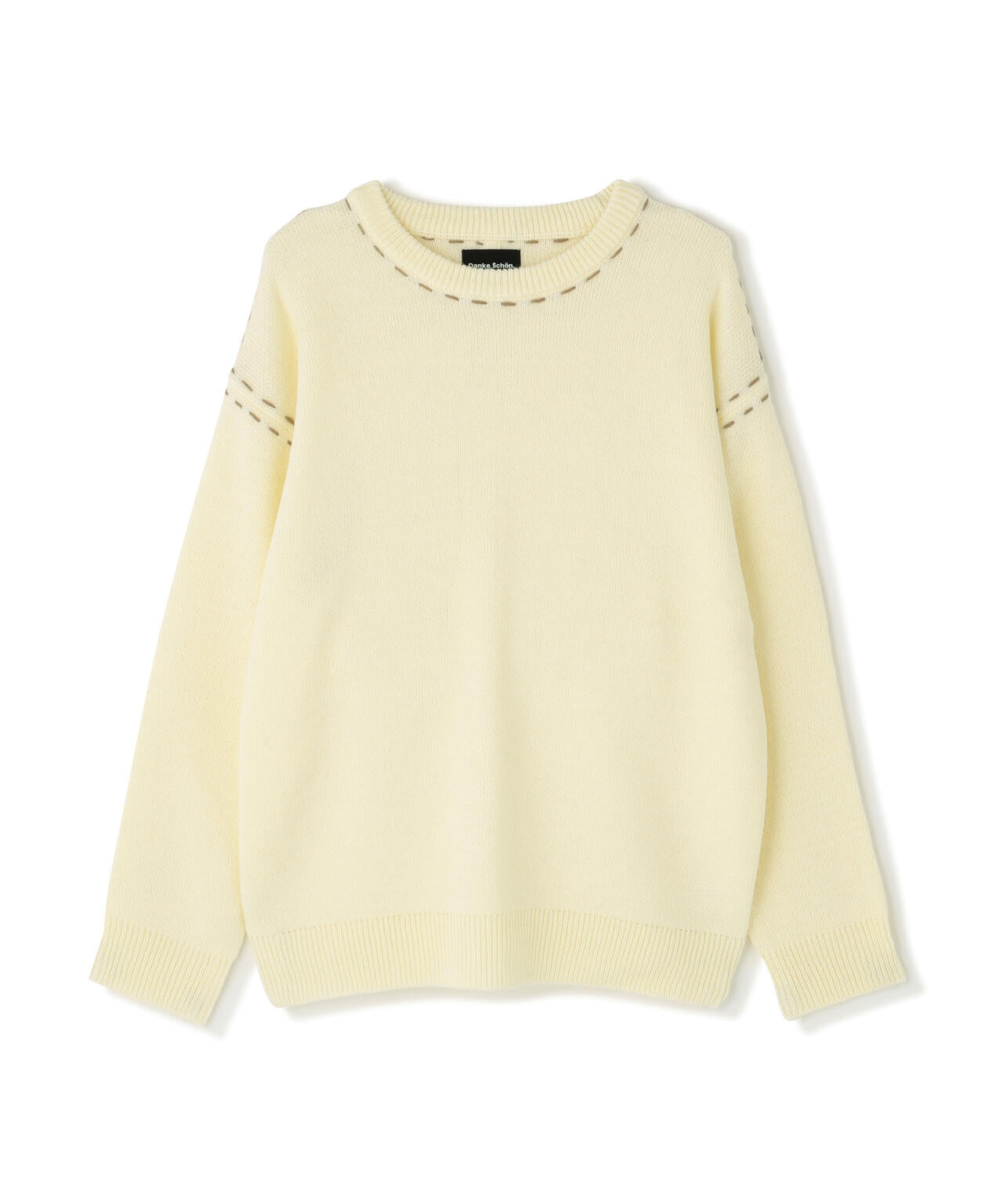 【WEB&DEPOT限定】DankeSchon/ダンケシェーン/ST KNIT CREWNECK