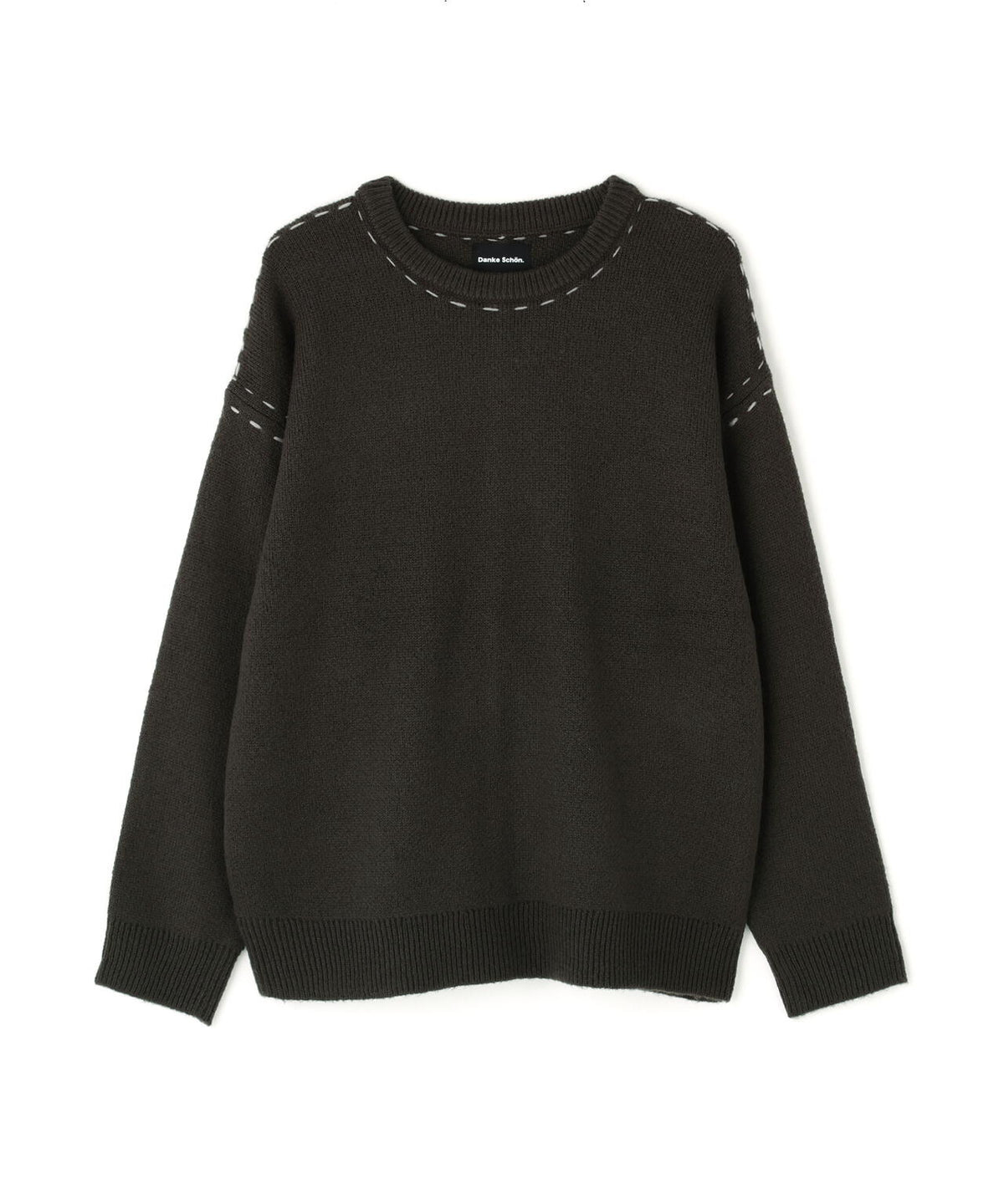 【WEB&DEPOT限定】DankeSchon/ダンケシェーン/ST KNIT CREWNECK