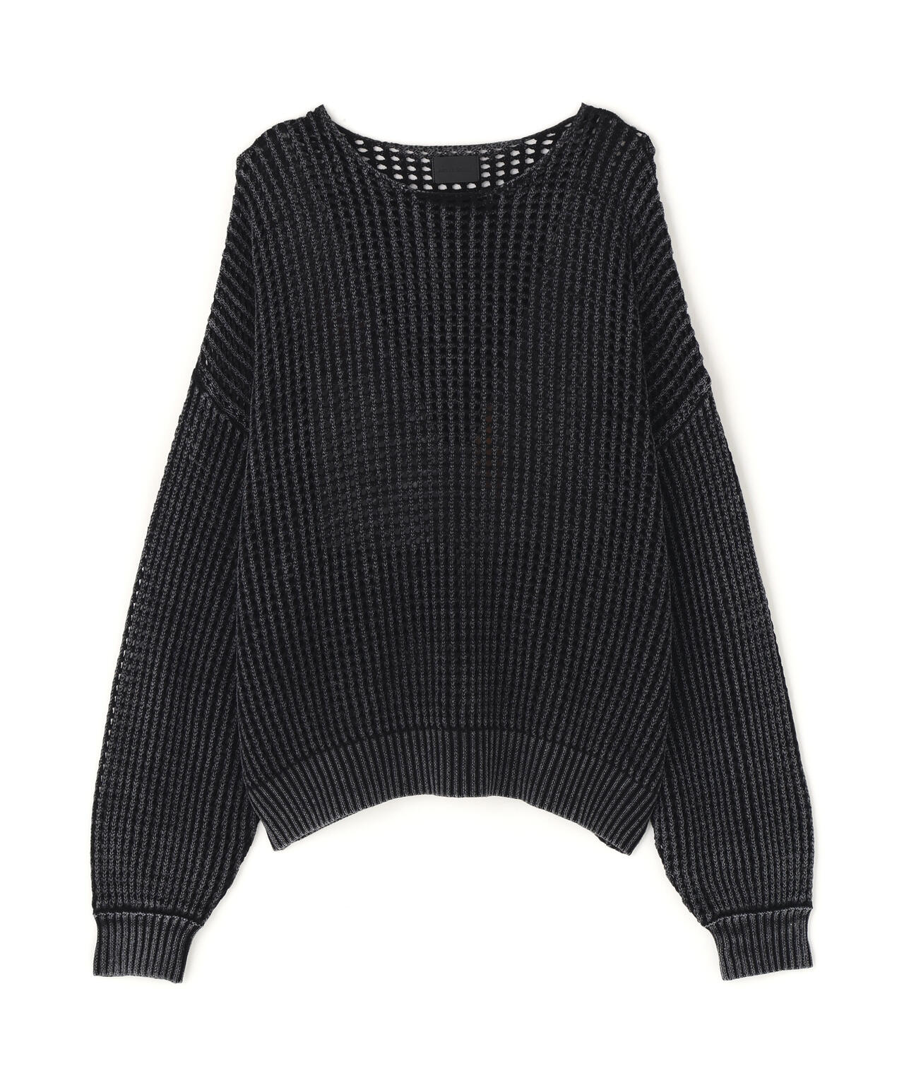 【WEB&DEPOT限定】DankeSchon/ダンケシェーン/CHEMICAL MESH KNIT CREWNECK