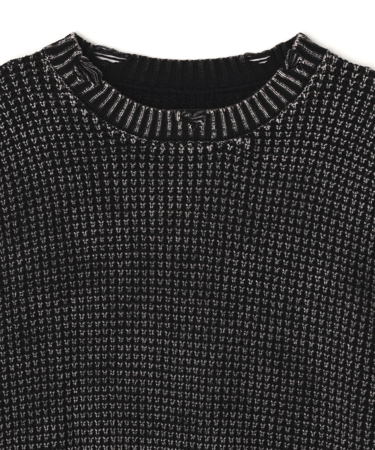 DankeSchon/ダンケシェーン/PIGMENT CHEMICAL AZE CREWNECK