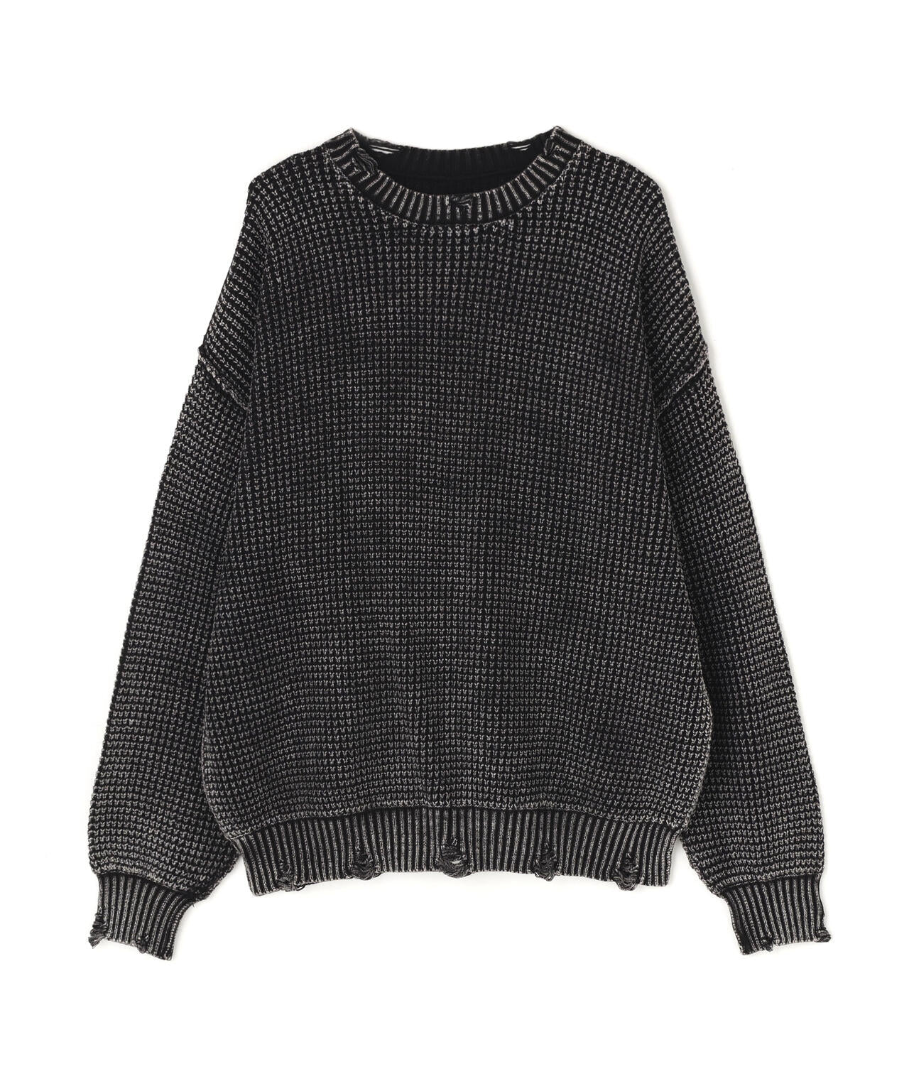DankeSchon/ダンケシェーン/PIGMENT CHEMICAL AZE CREWNECK