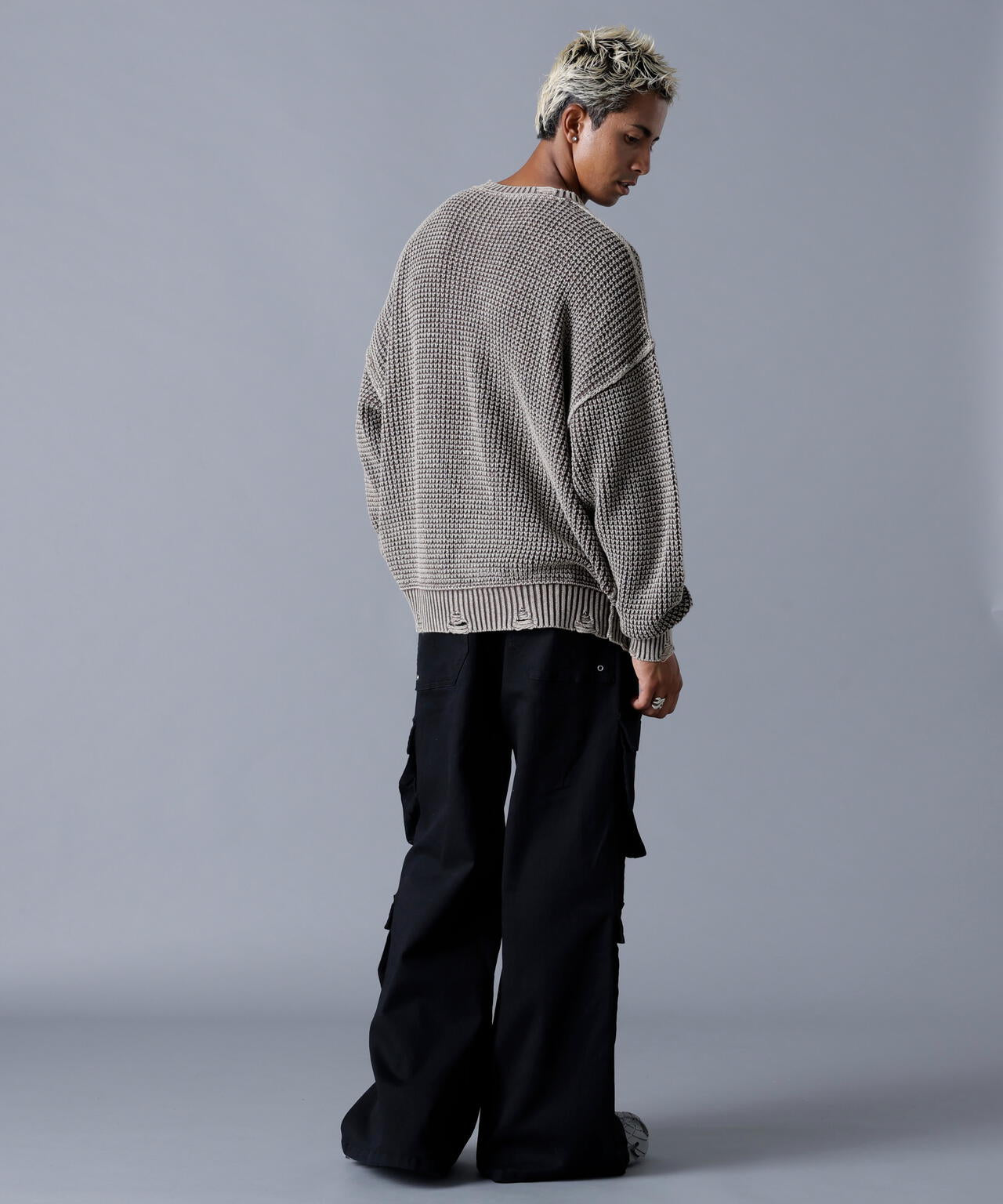 DankeSchon/ダンケシェーン/PIGMENT CHEMICAL AZE CREWNECK