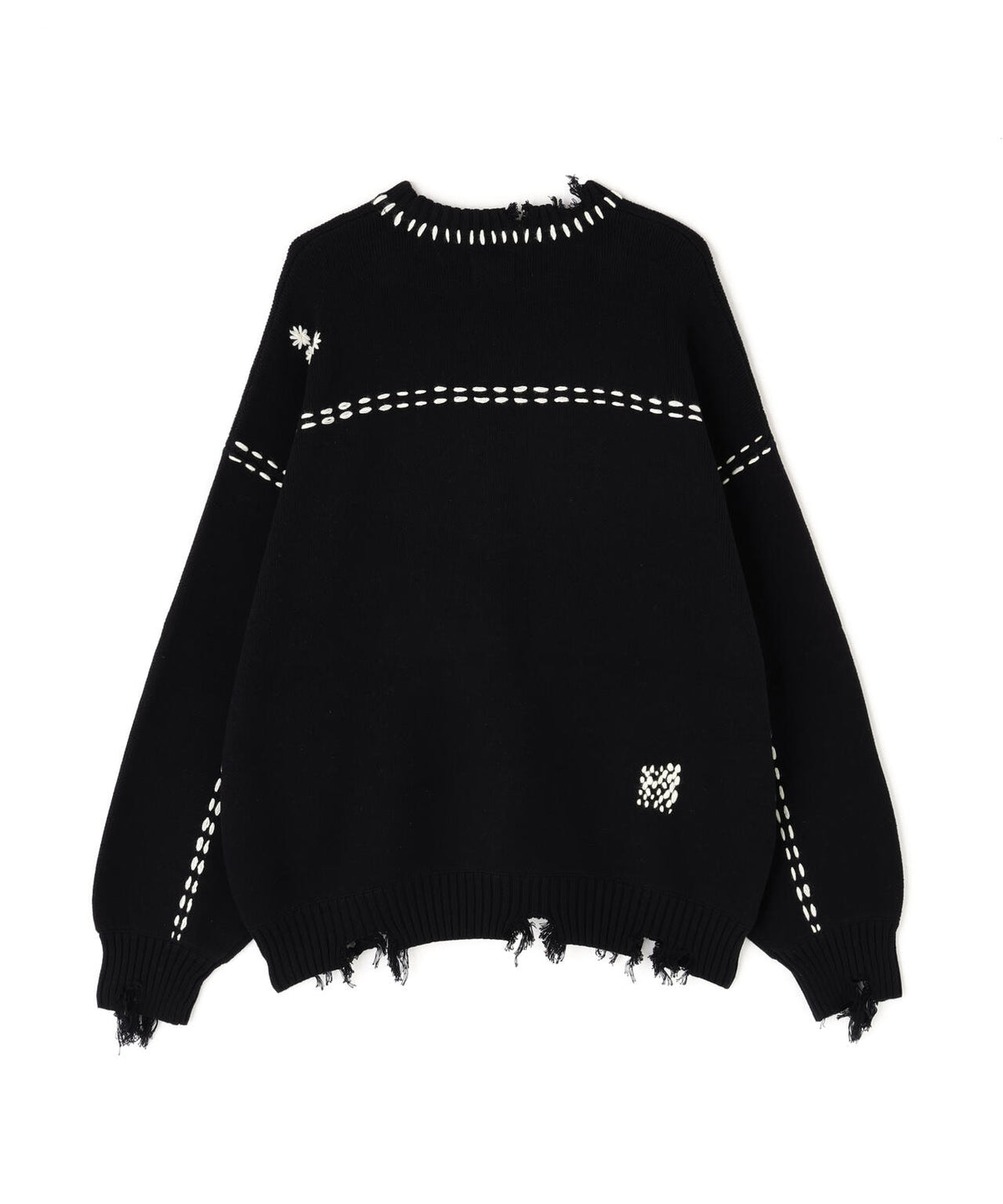 DankeSchon/ダンケシェーン/HAND STITCH KNIT CREWNECK