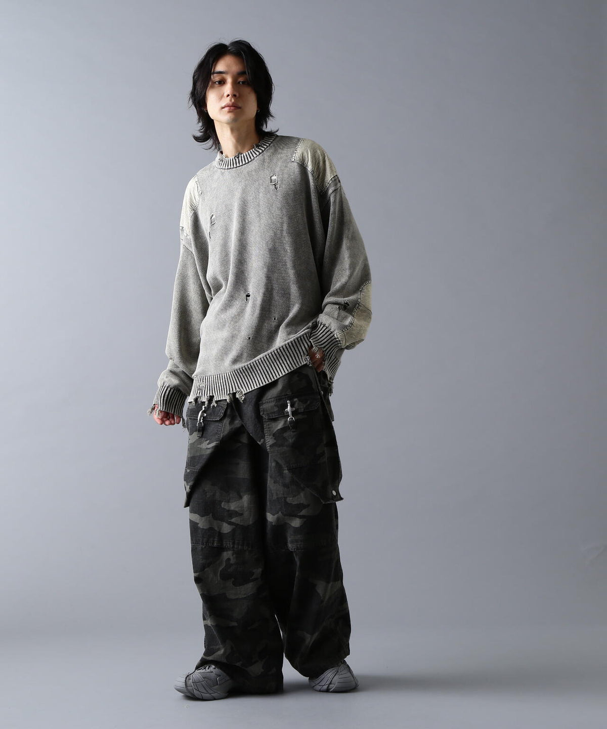 DankeSchon/ダンケシェーン/MILS KNIT CREWNECK