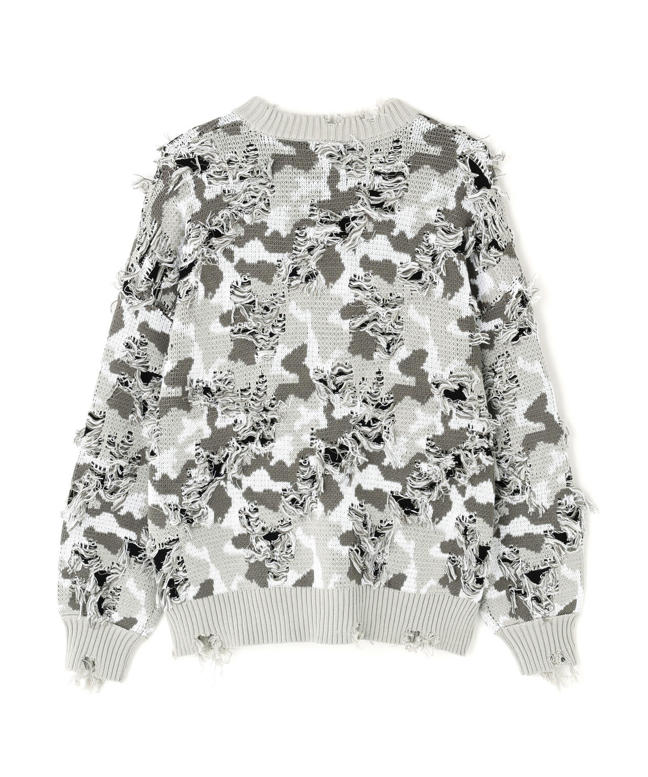 DankeSchon/ダンケシェーン/CAMO KNIT CREWNECK