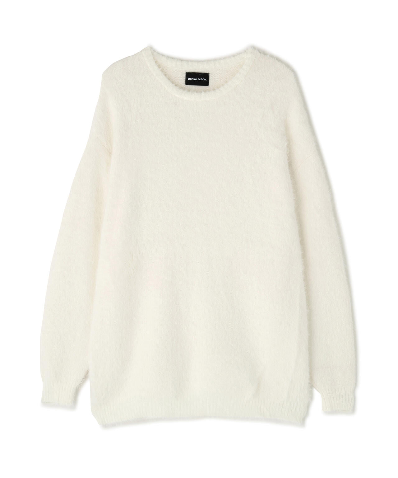 【WEB&DEPOT限定】DankeSchon/ダンケシェーン/SHAGGY CREWNECK KNIT