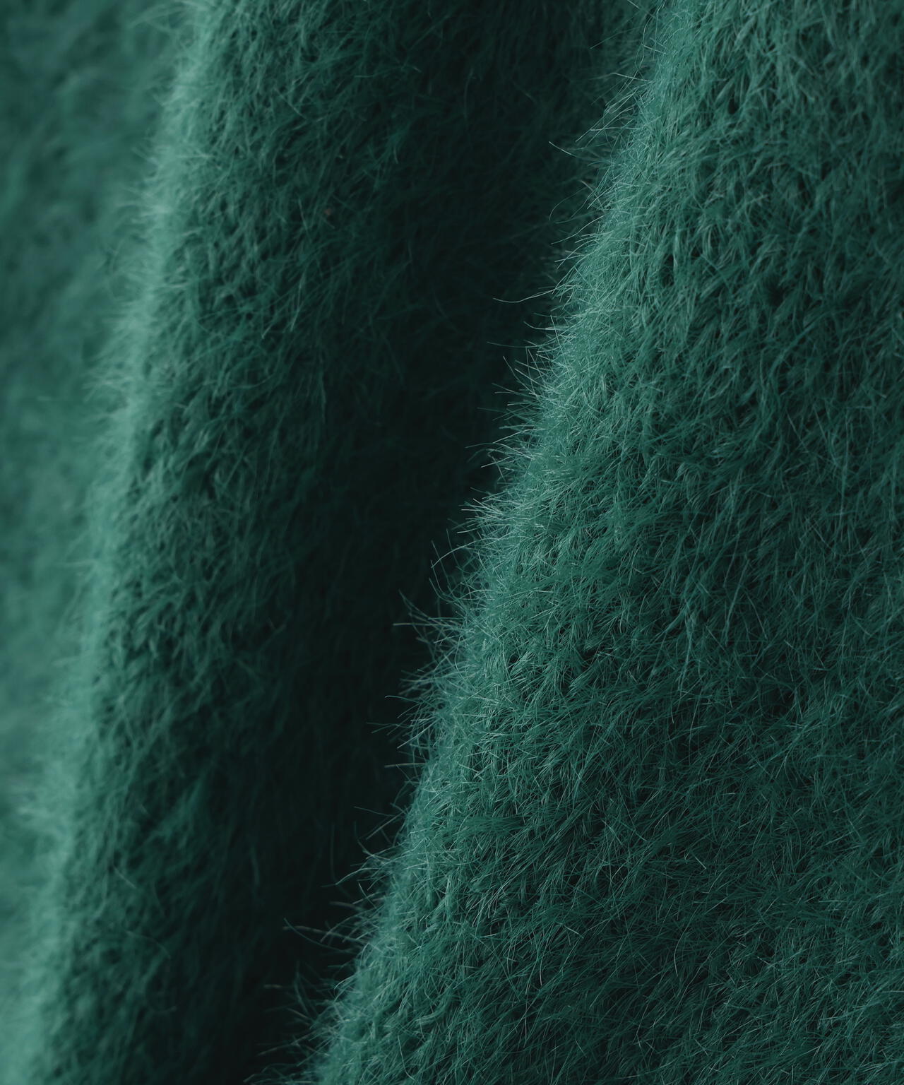 【WEB&DEPOT限定】DankeSchon/ダンケシェーン/SHAGGY CREWNECK KNIT