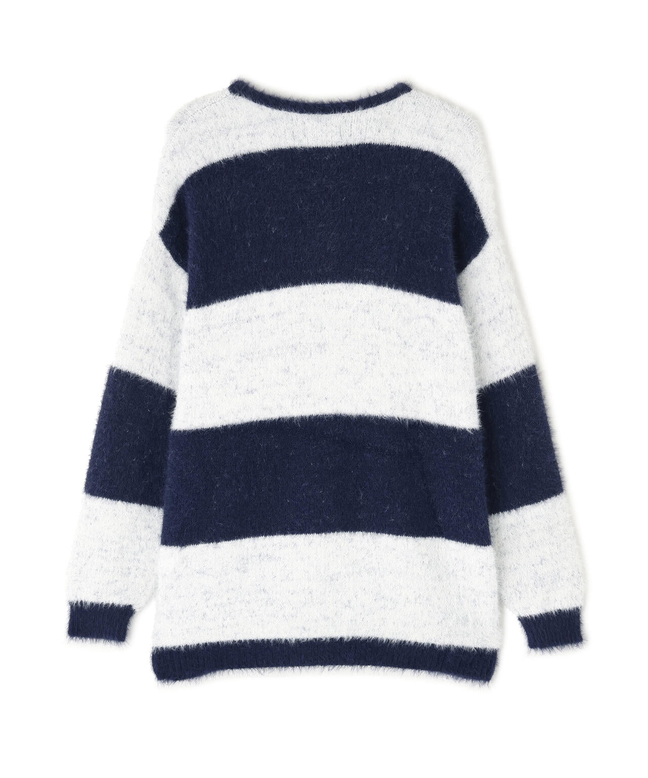 【WEB&DEPOT限定】DankeSchon/ダンケシェーン/SHAGGY BORDER CREWNECK
