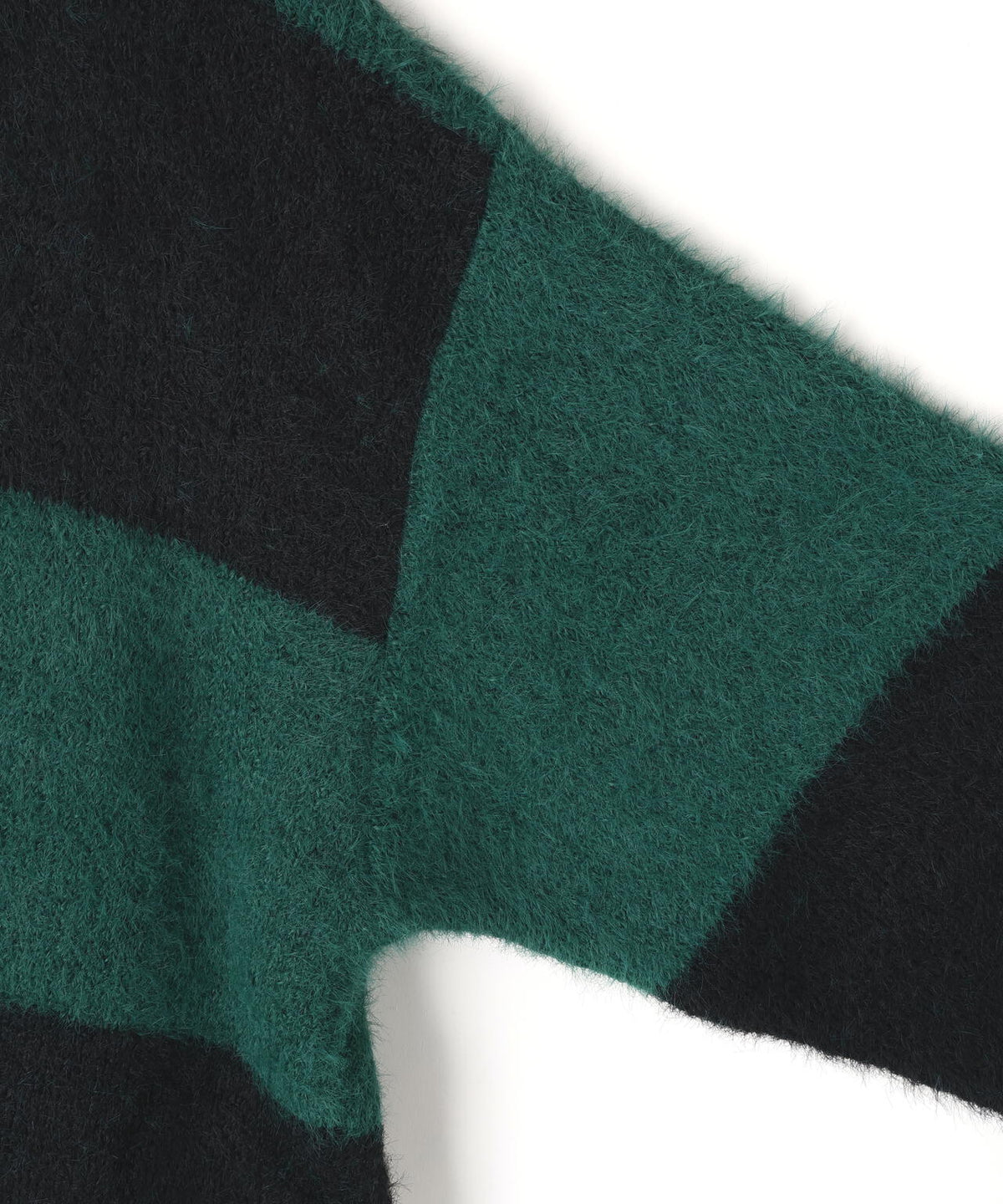 【WEB&DEPOT限定】DankeSchon/ダンケシェーン/SHAGGY BORDER CREWNECK