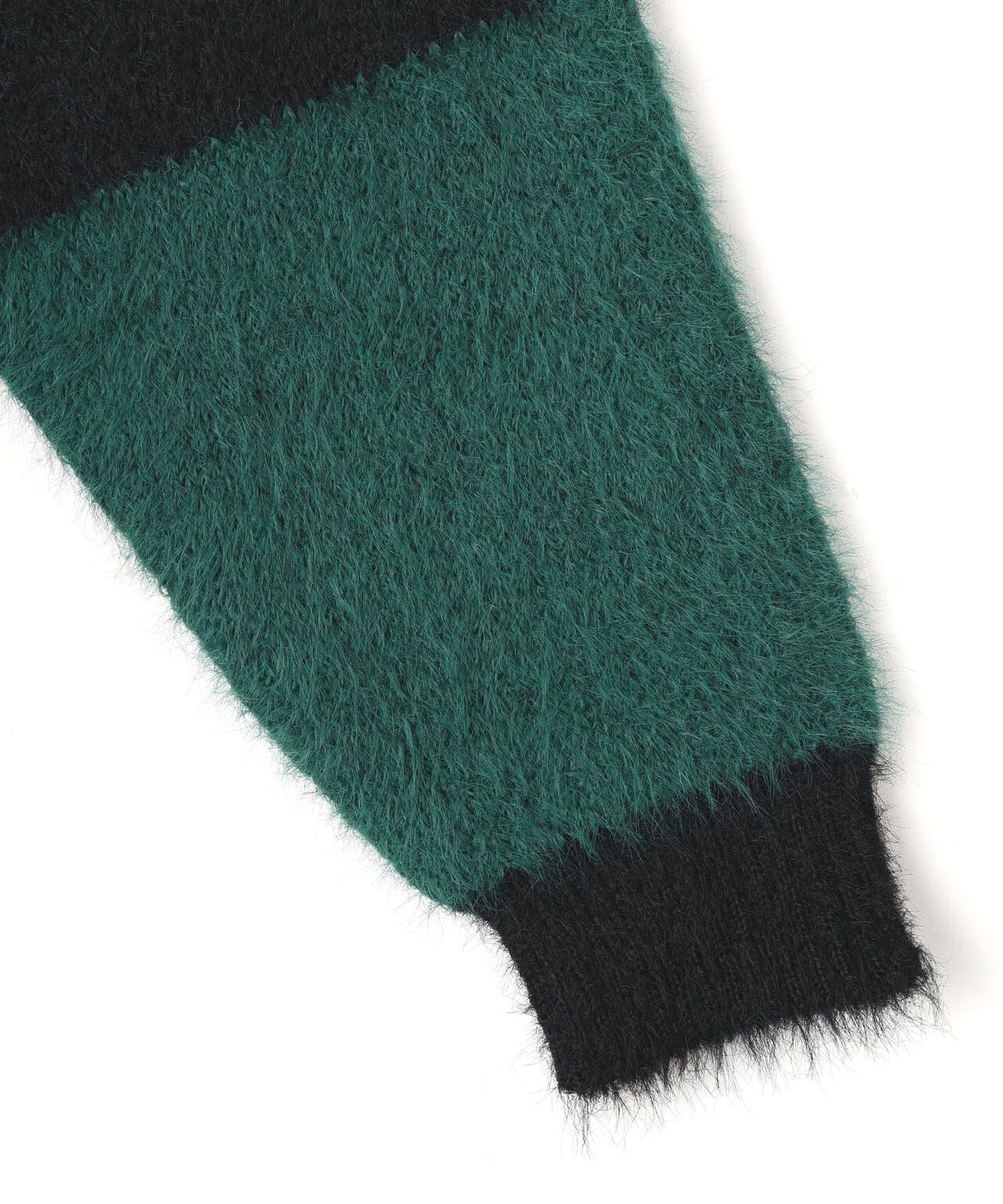 【WEB&DEPOT限定】DankeSchon/ダンケシェーン/SHAGGY BORDER CREWNECK