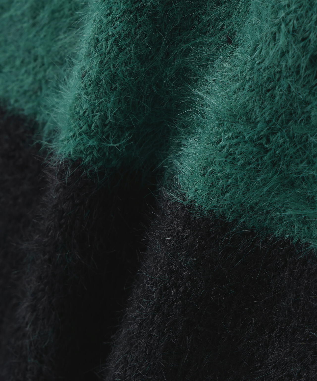 【WEB&DEPOT限定】DankeSchon/ダンケシェーン/SHAGGY BORDER CREWNECK