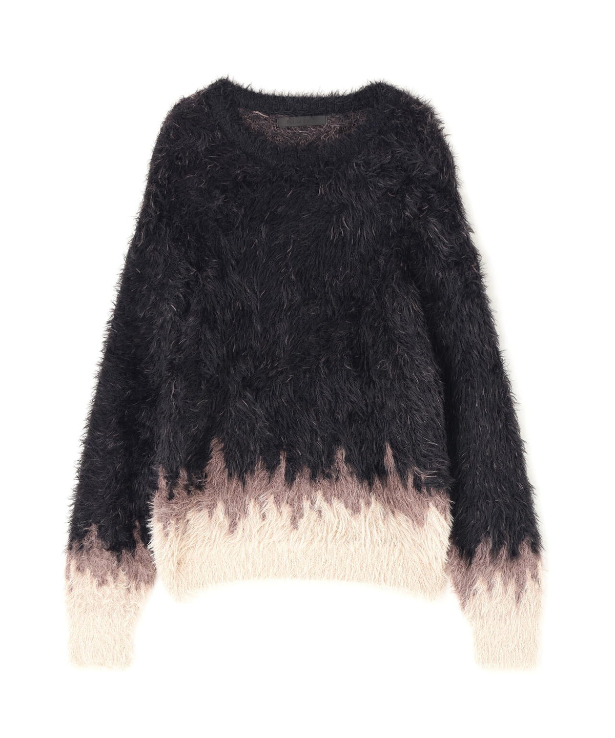 DankeSchon/ダンケシェーン/NYLON SHAGGY CREWNECK SWITCH