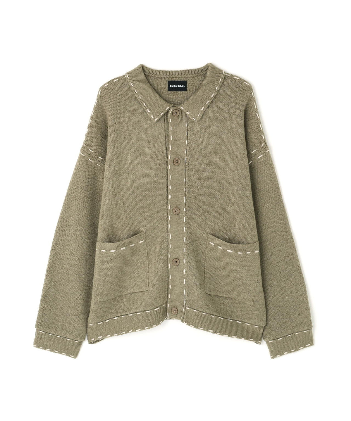 【WEB&DEPOT限定】DankeSchon/ダンケシェーン/ST KNIT JACKET