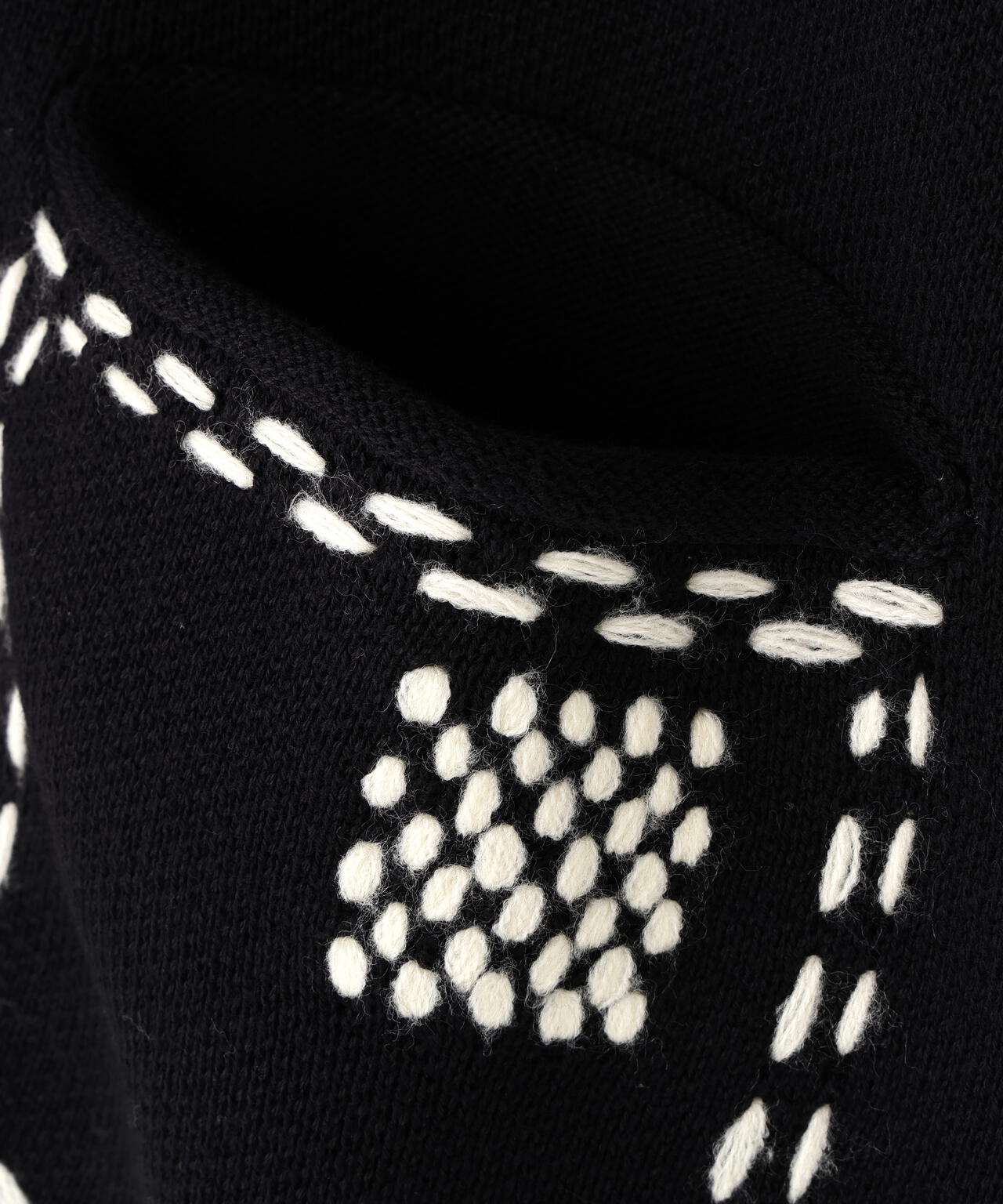 DankeSchon/ダンケシェーン/HAND STITCH KNIT CARDIGAN