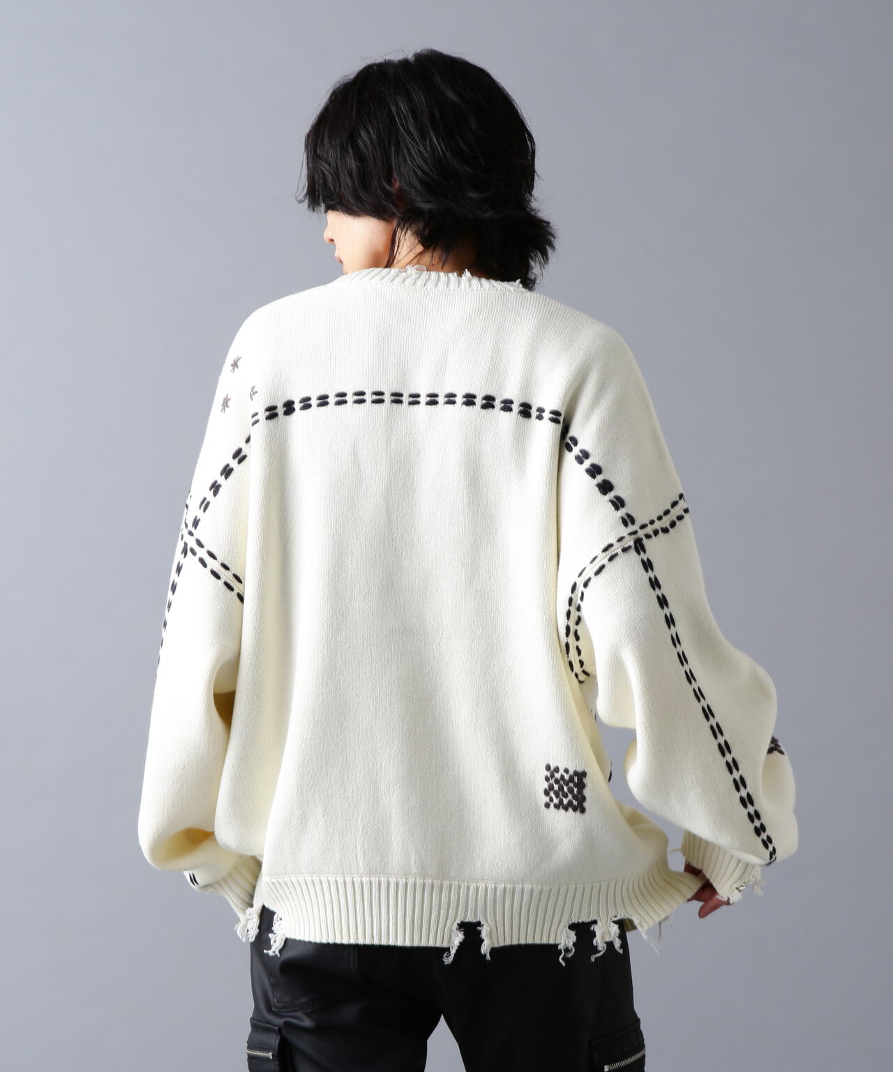 DankeSchon/ダンケシェーン/HAND STITCH KNIT CARDIGAN