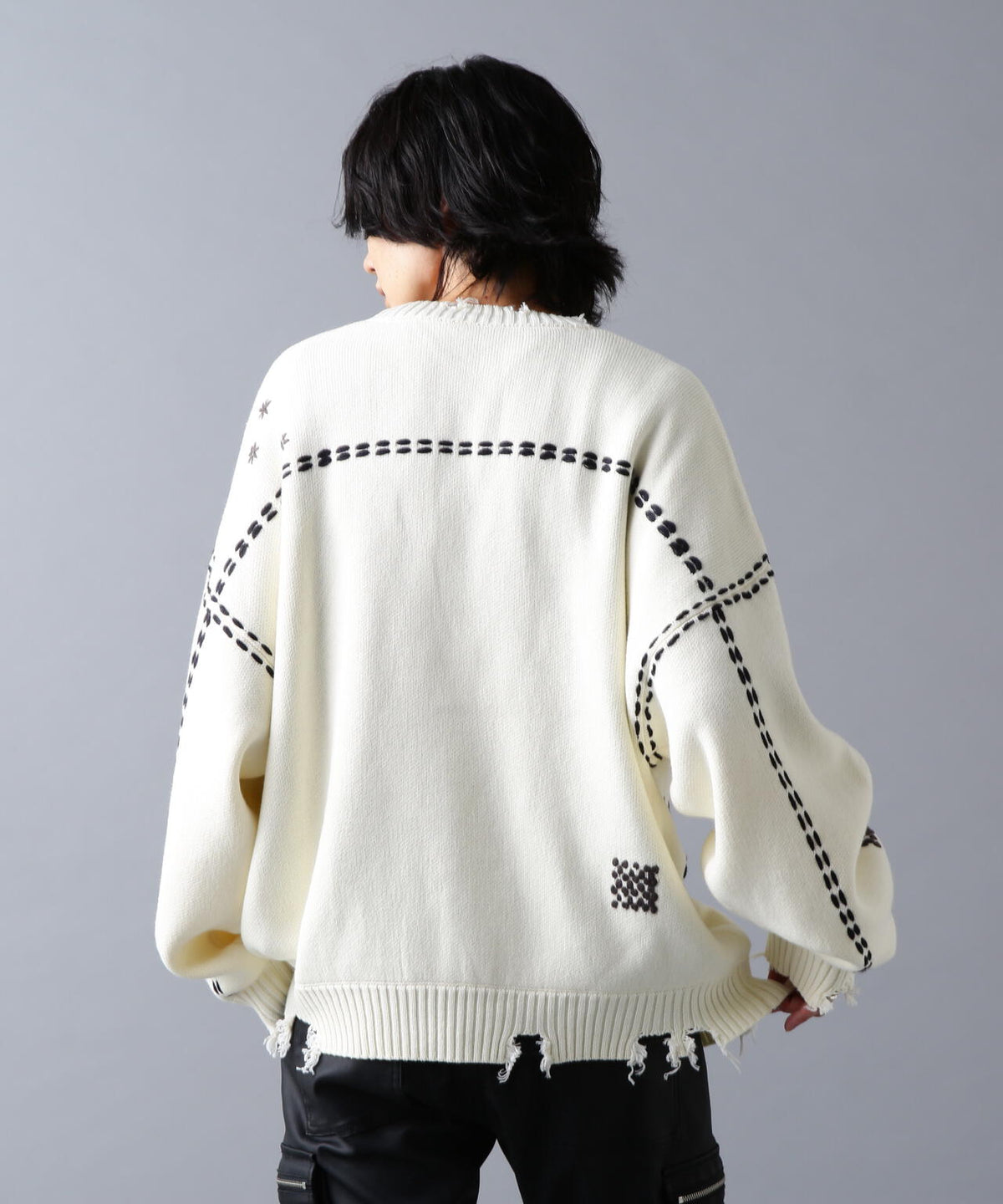 DankeSchon/ダンケシェーン/HAND STITCH KNIT CARDIGAN