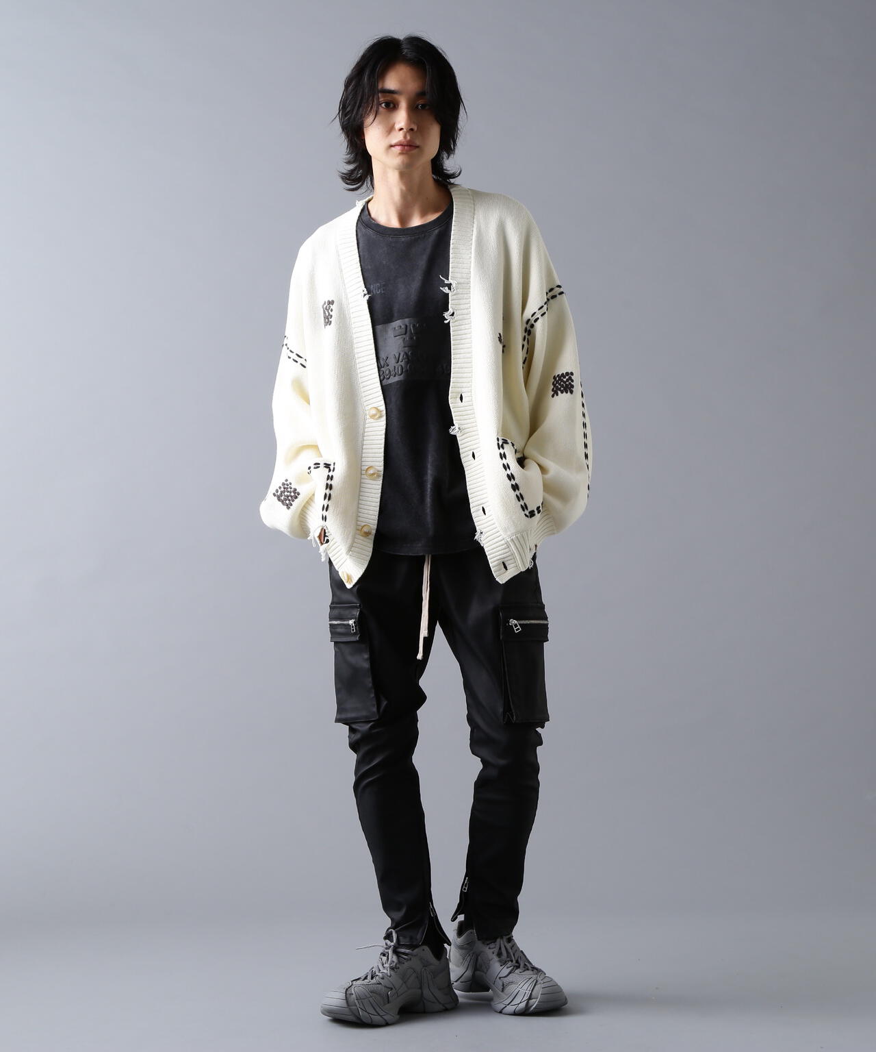 DankeSchon/ダンケシェーン/HAND STITCH KNIT CARDIGAN