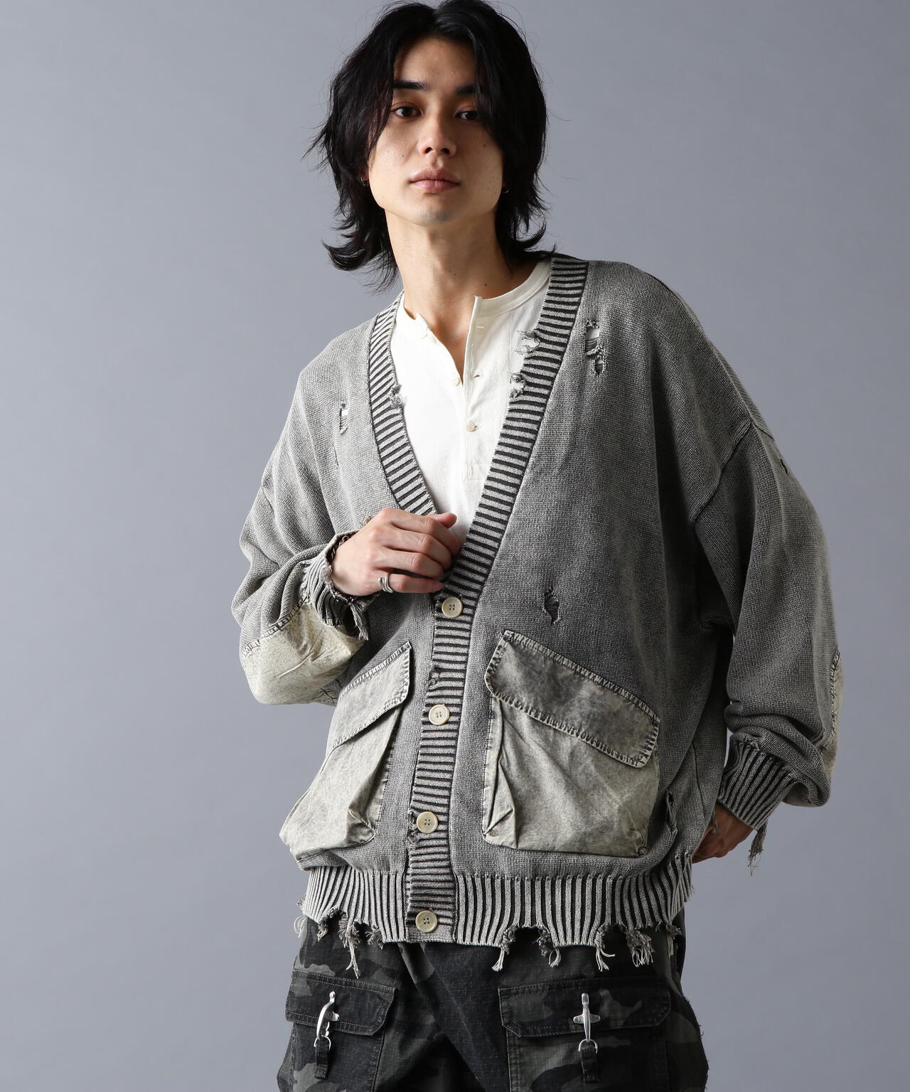 DankeSchon/ダンケシェーン/MILS KNIT CARDIGAN