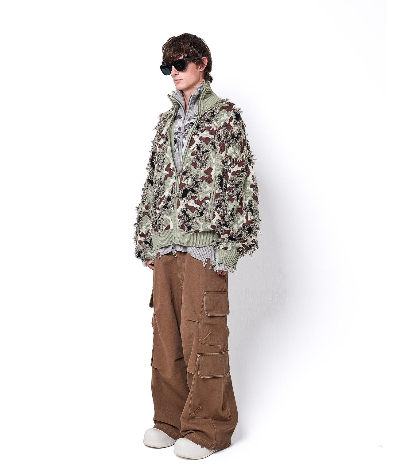 DankeSchon/ダンケシェーン/CAMO KNIT DRIVERS