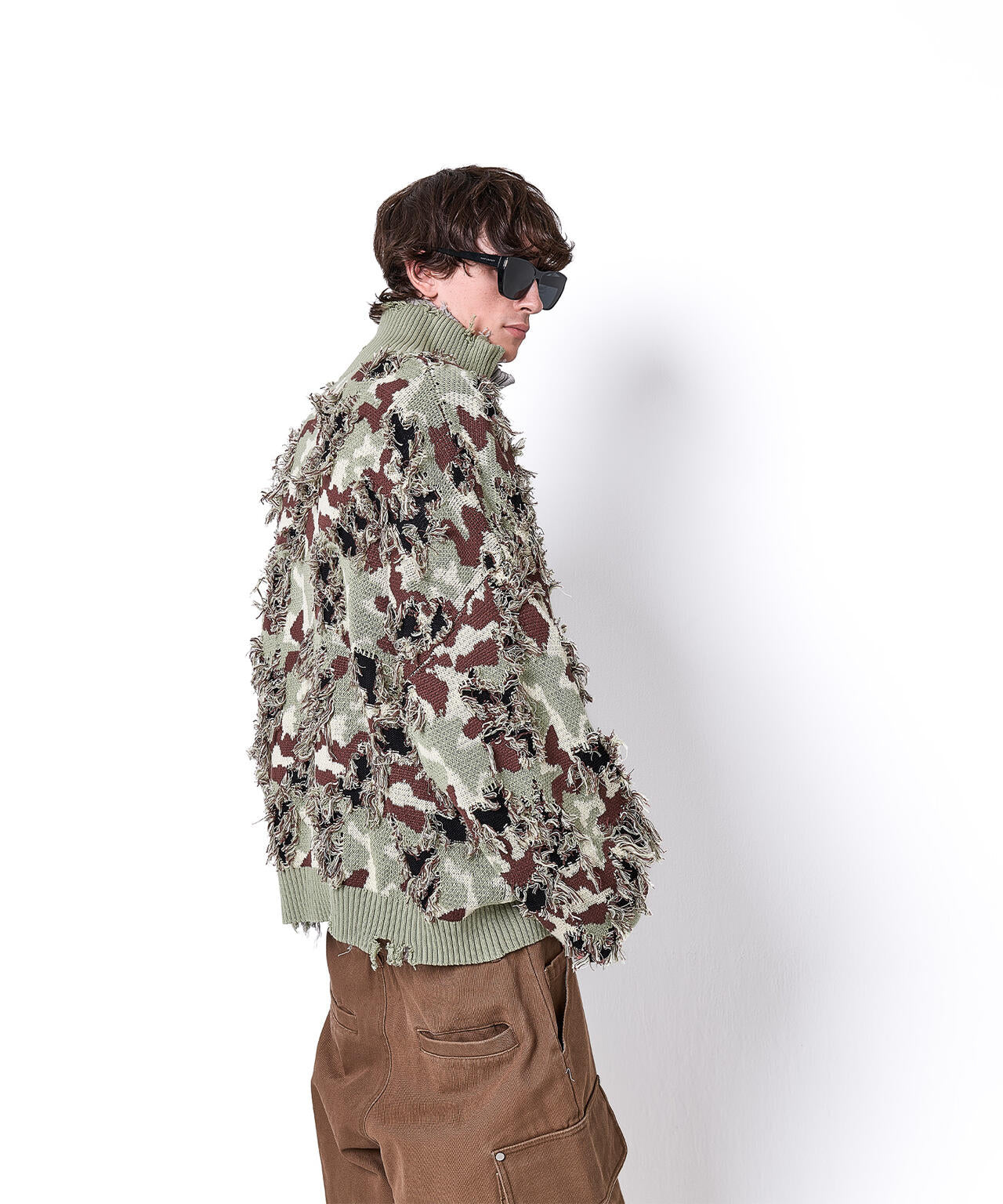 DankeSchon/ダンケシェーン/CAMO KNIT DRIVERS