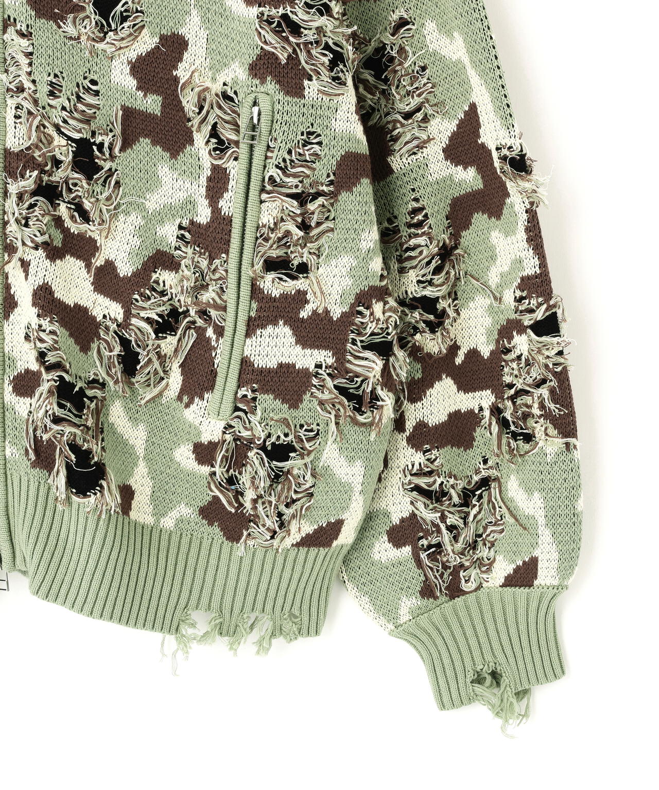 DankeSchon/ダンケシェーン/CAMO KNIT DRIVERS