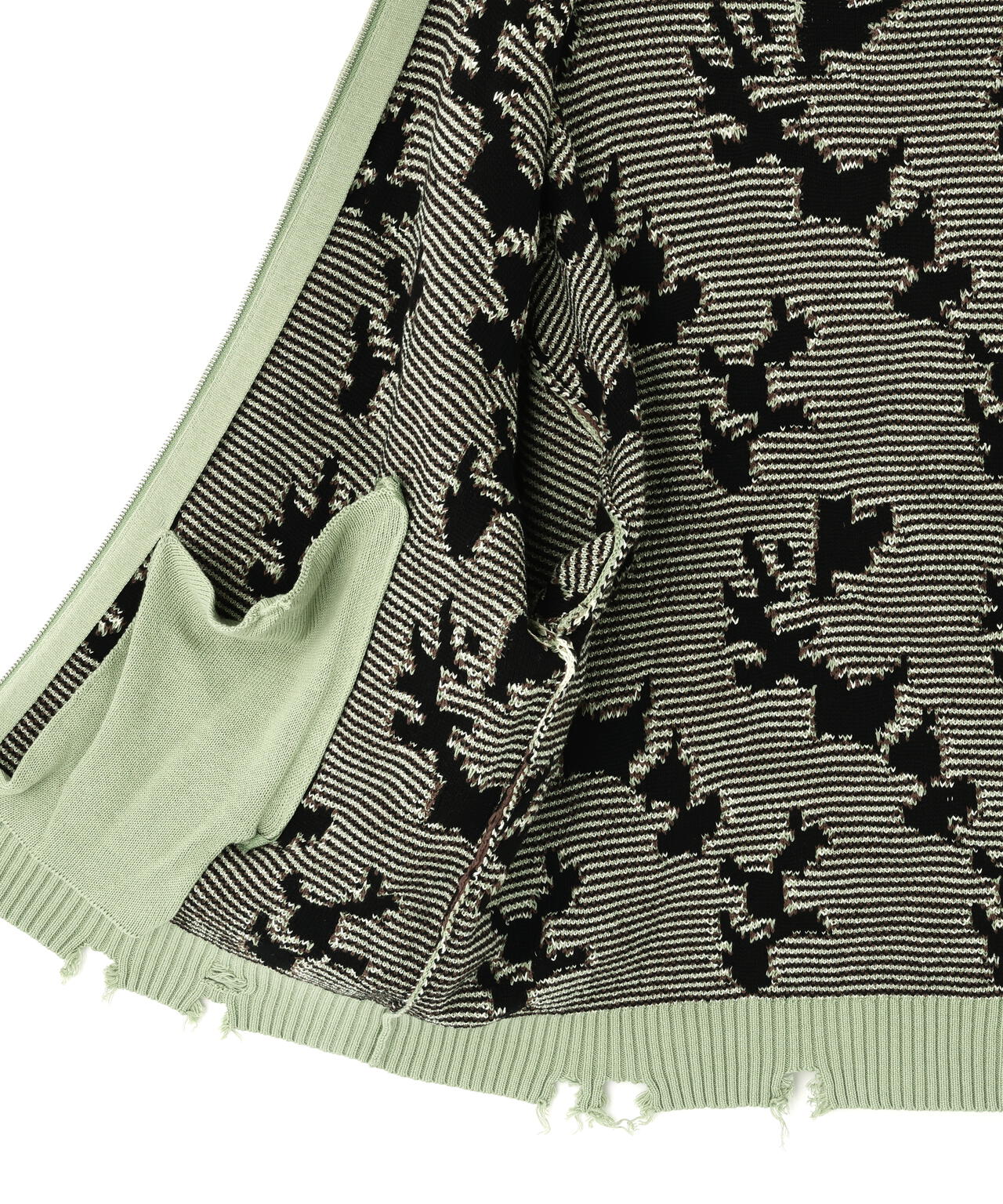 DankeSchon/ダンケシェーン/CAMO KNIT DRIVERS