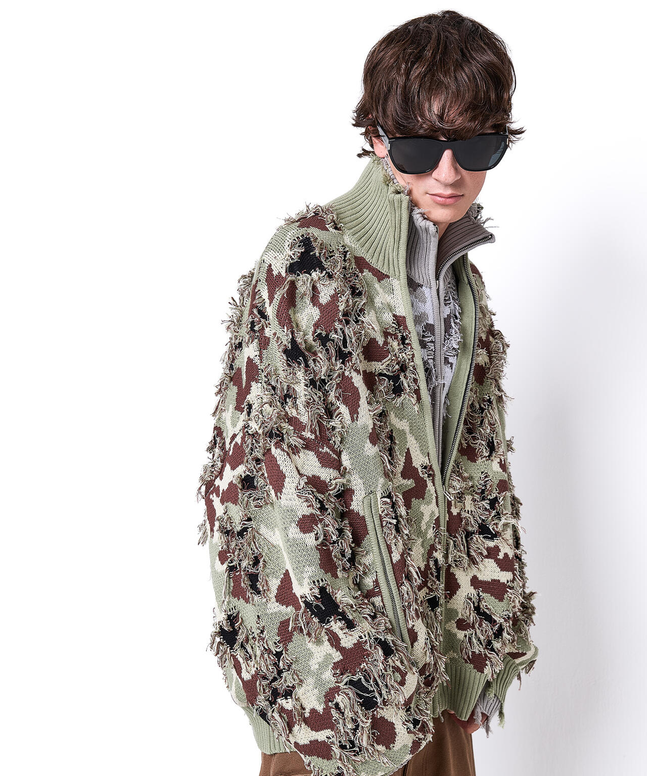 DankeSchon/ダンケシェーン/CAMO KNIT DRIVERS