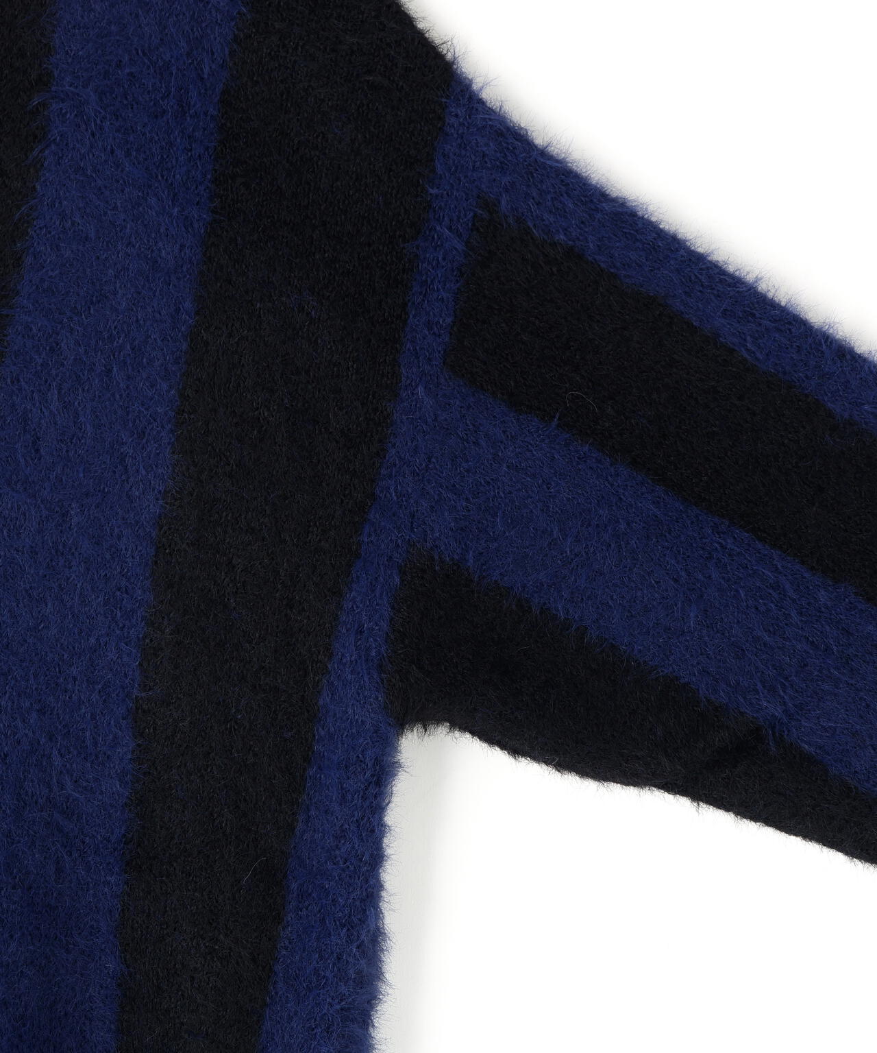 【WEB&DEPOT限定】DankeSchon/ダンケシェーン/SHAGGY STRIPE CARDIGAN