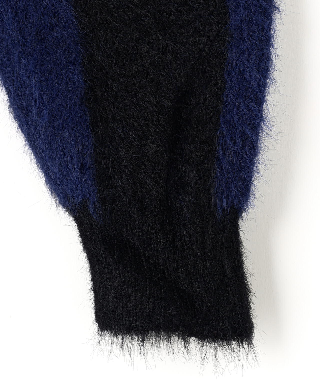 【WEB&DEPOT限定】DankeSchon/ダンケシェーン/SHAGGY STRIPE CARDIGAN
