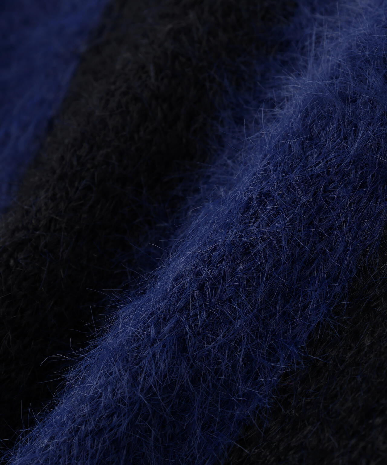 【WEB&DEPOT限定】DankeSchon/ダンケシェーン/SHAGGY STRIPE CARDIGAN