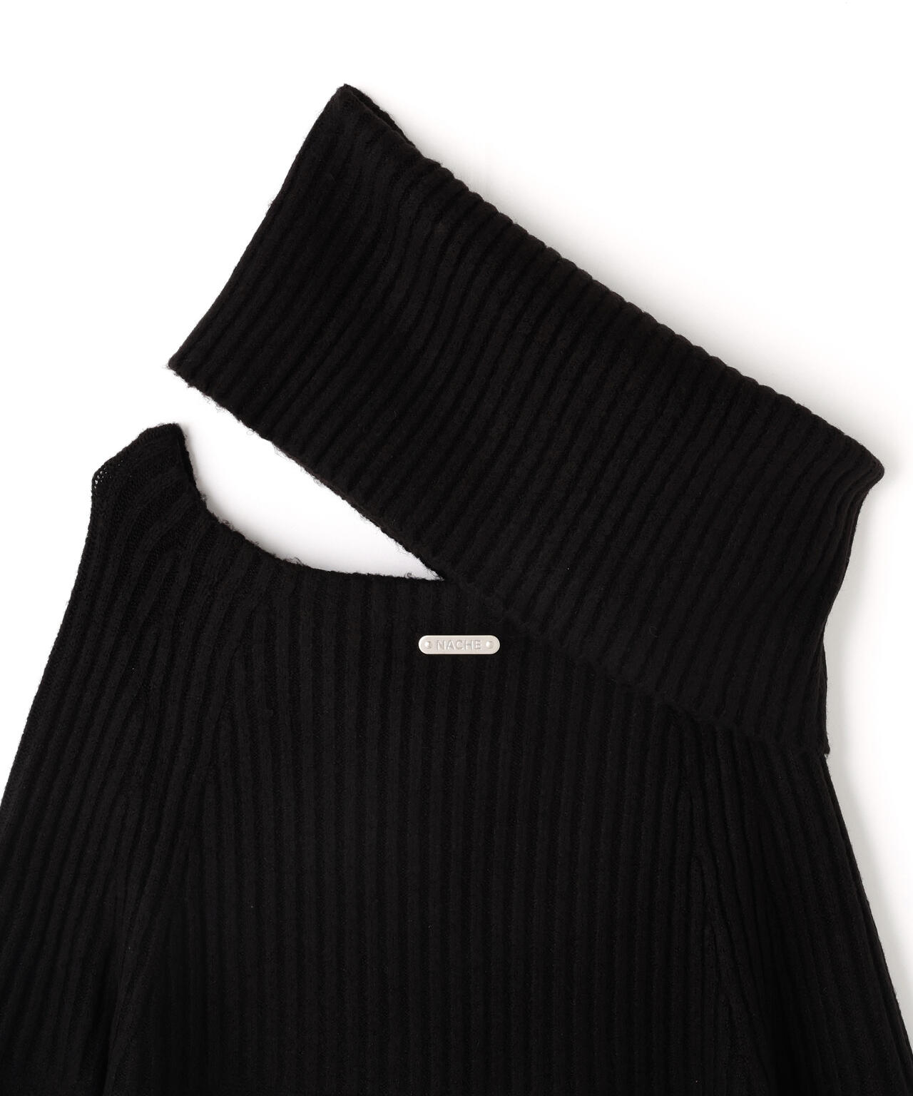 NACHE/ナチェ/PINTUCK NYLON PANTS BLACK