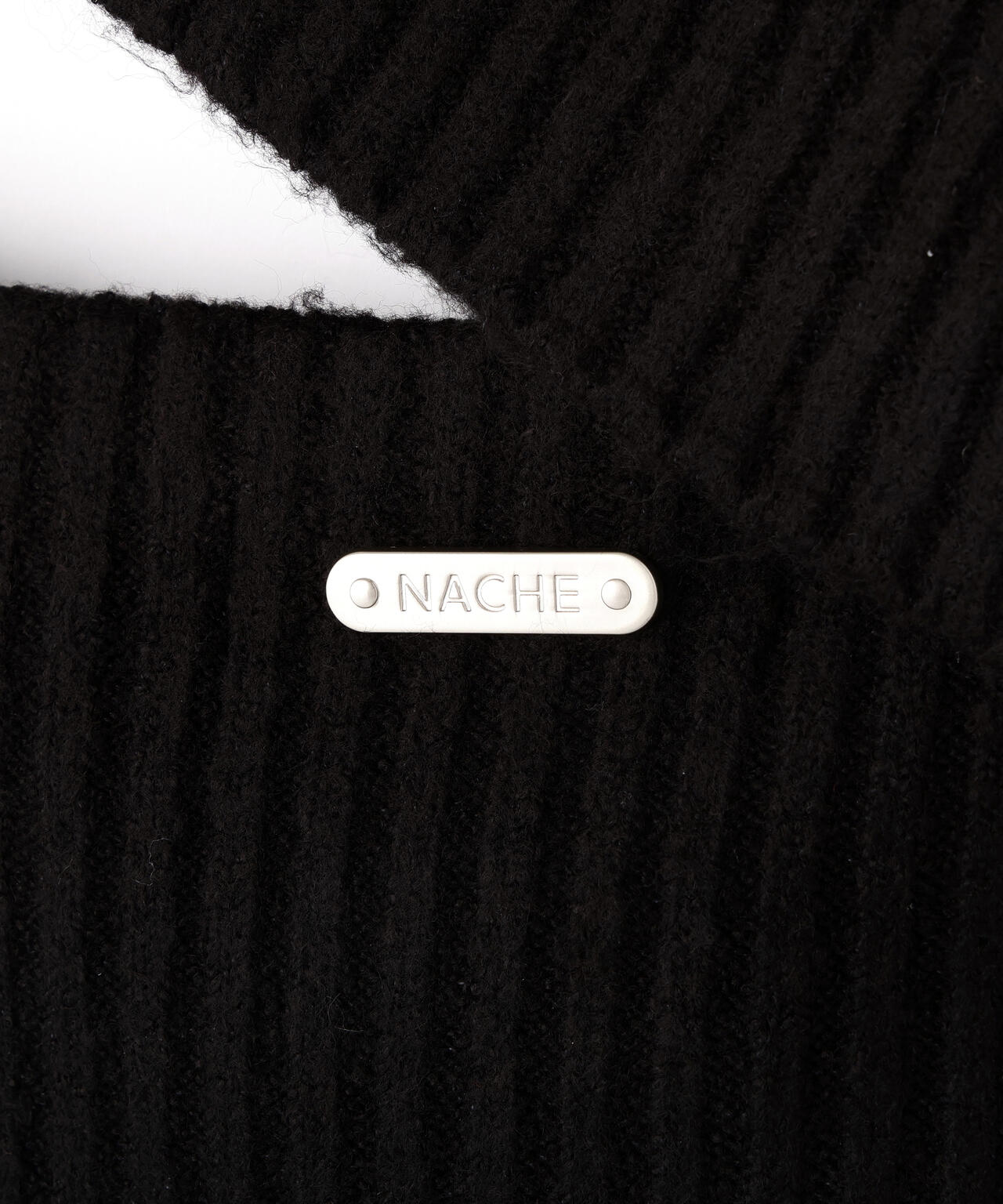 NACHE/ナチェ/PINTUCK NYLON PANTS BLACK