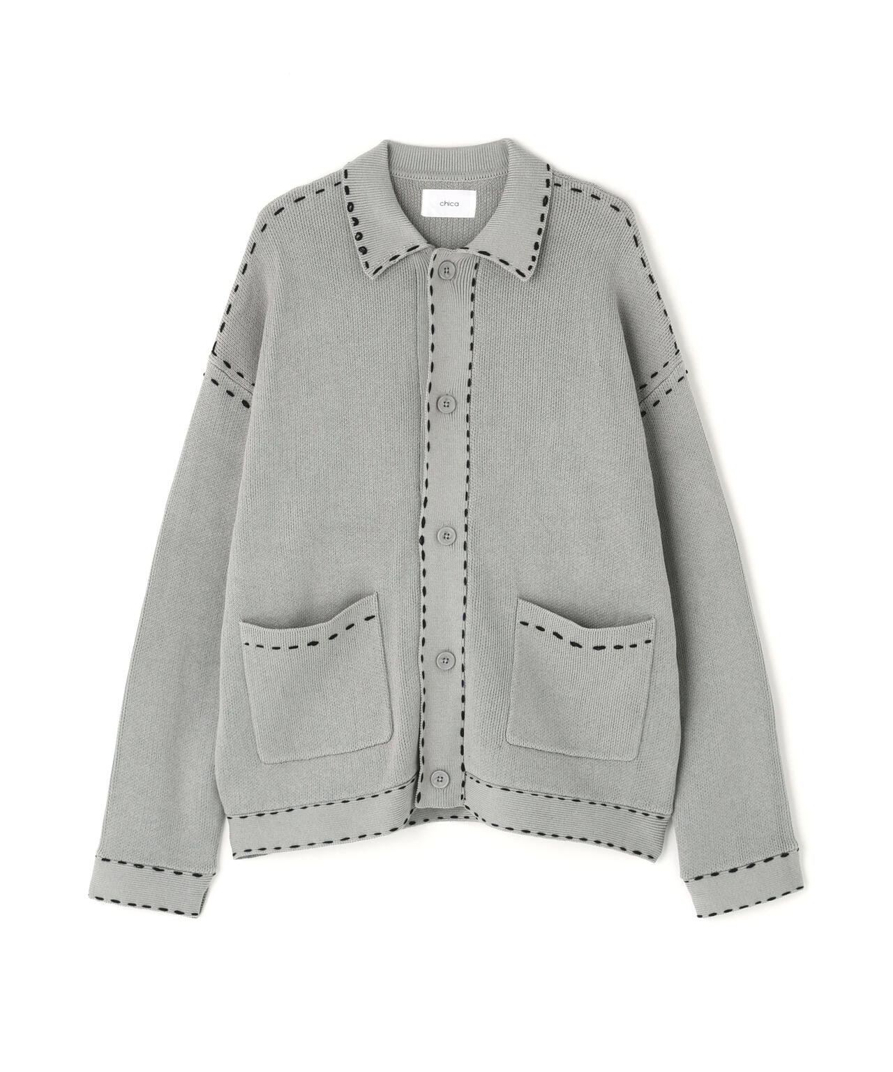 Chica/チカ/HAND STICH CARDIGAN