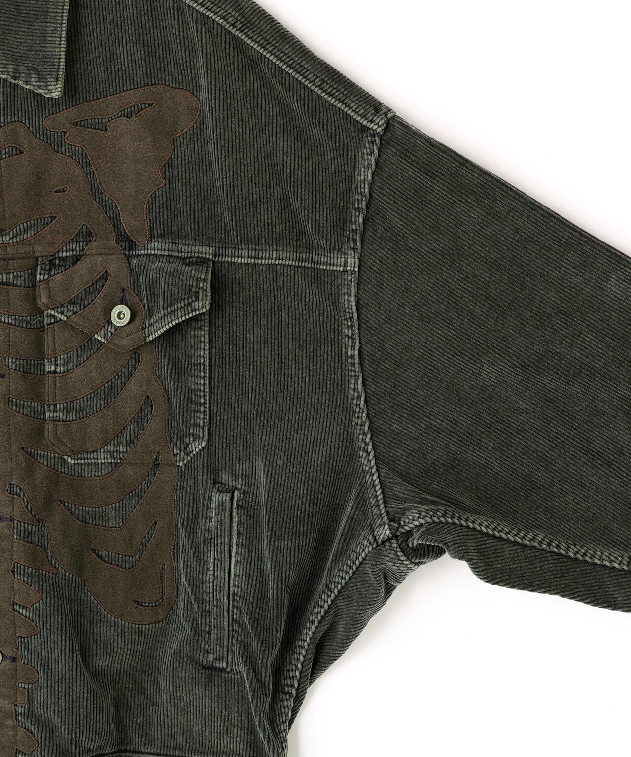 doublet/ダブレット/BONE APPLIQUE CORDUROY JACKET