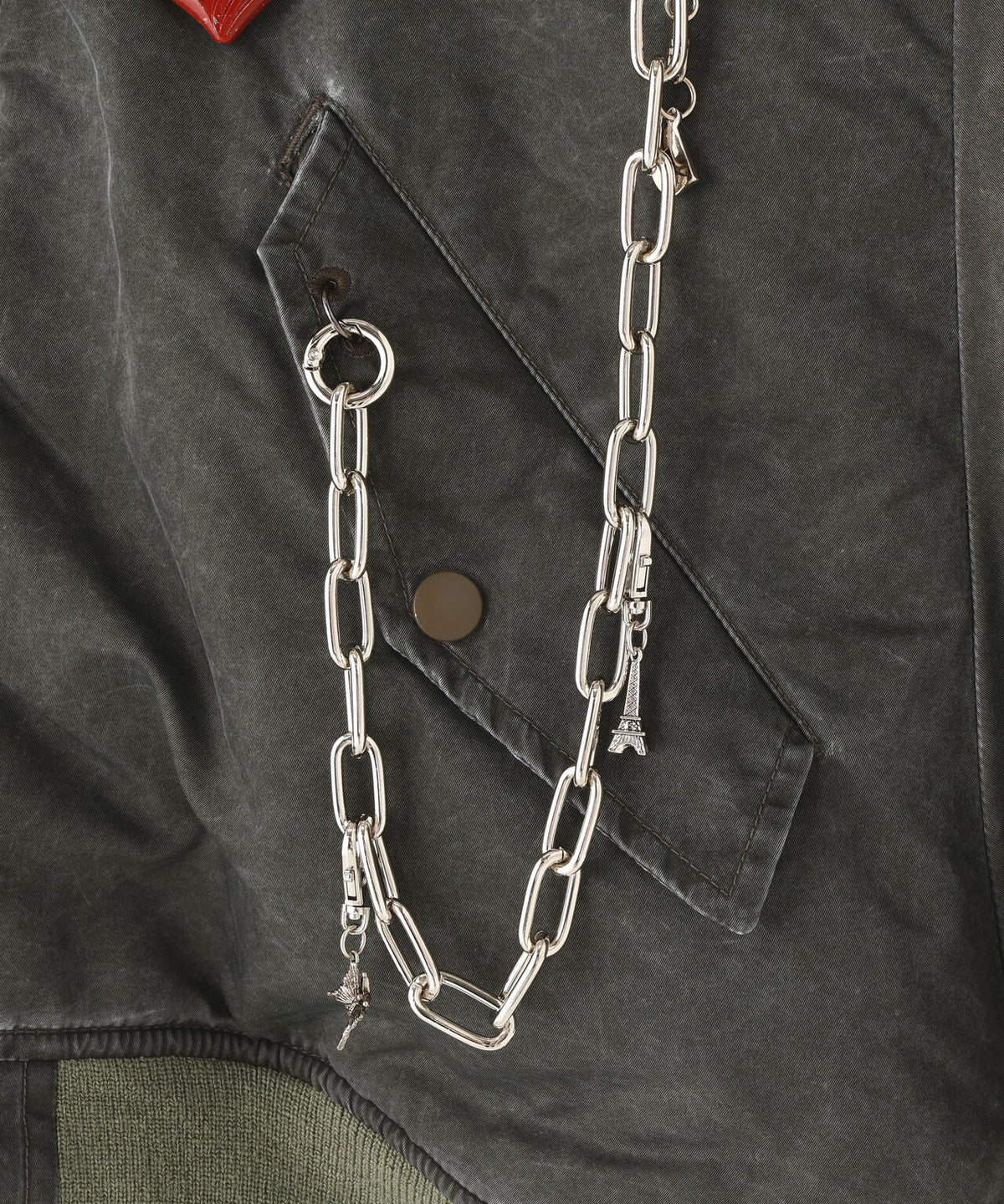 doublet/ダブレット/KEY CHAIN DECORATED BOMBER JACKET