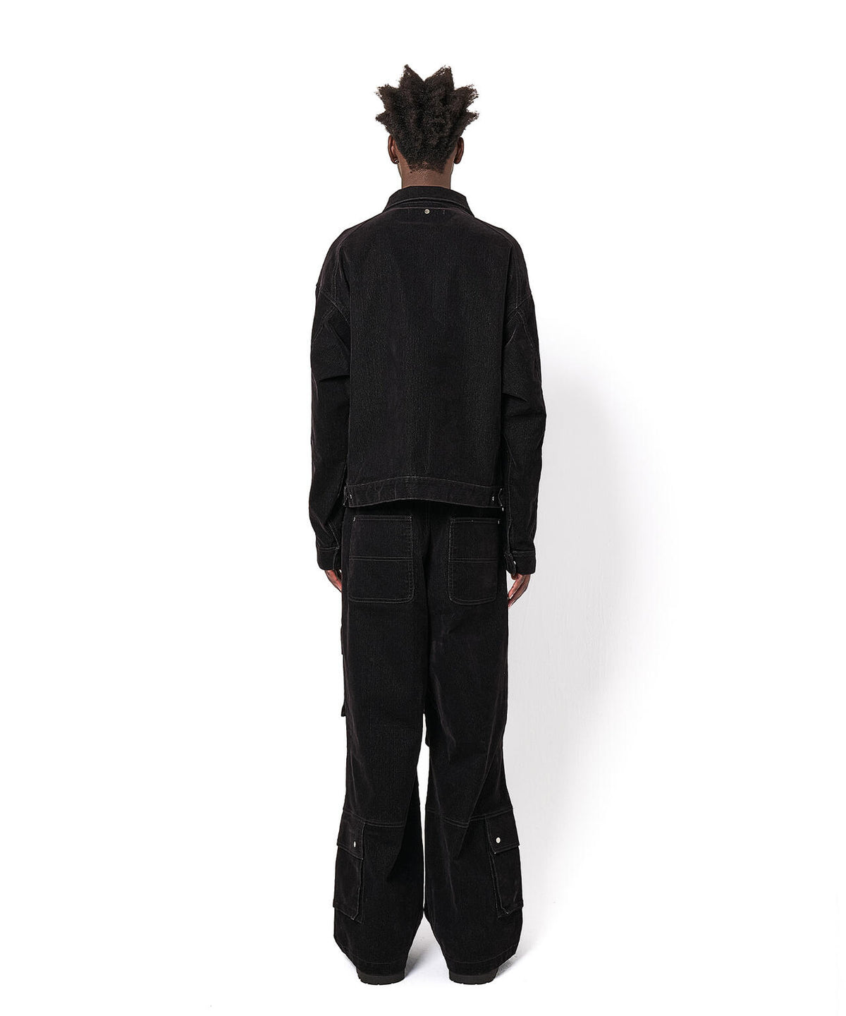 DankeSchon/ダンケシェーン/FLOCKY DENIM SHORT JACKET