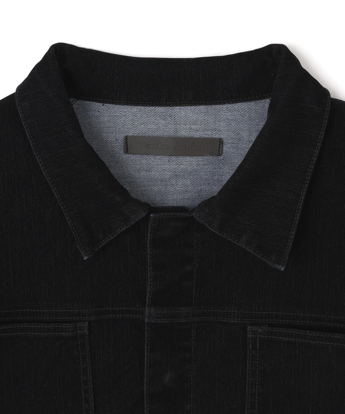 DankeSchon/ダンケシェーン/FLOCKY DENIM SHORT JACKET