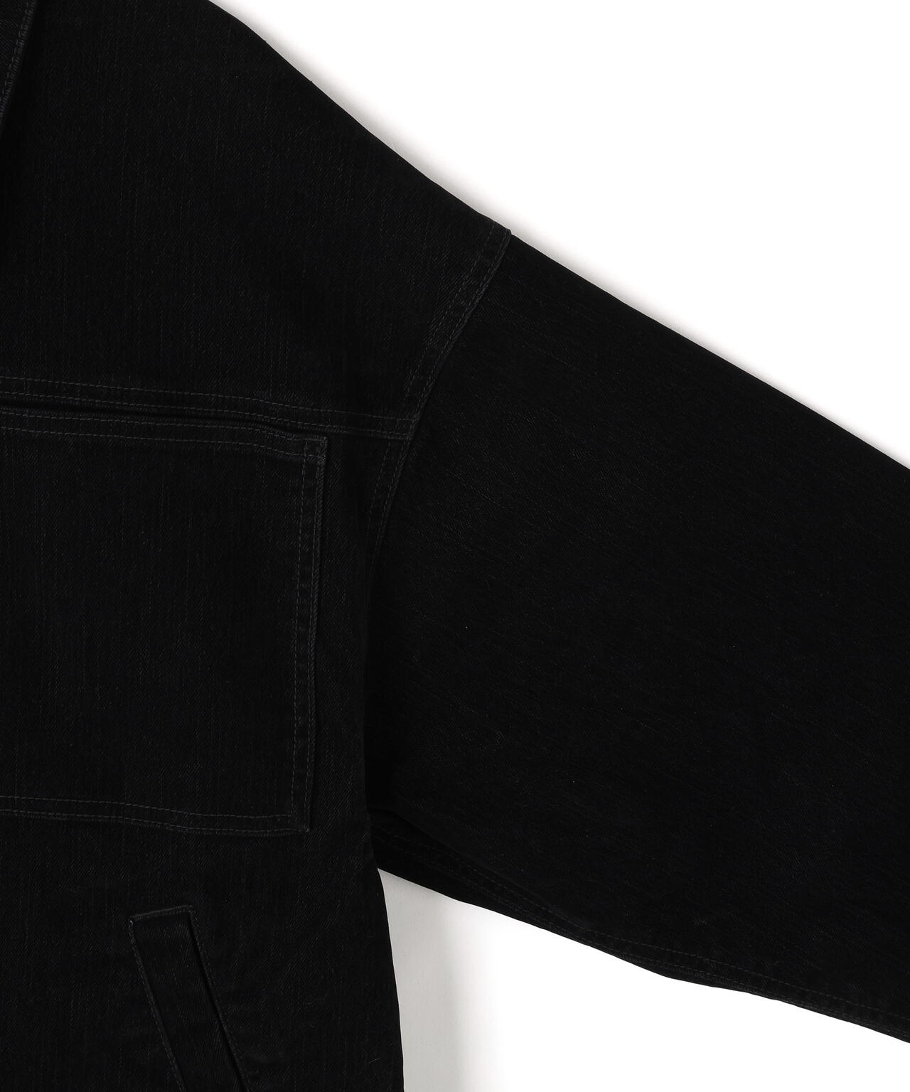 DankeSchon/ダンケシェーン/FLOCKY DENIM SHORT JACKET