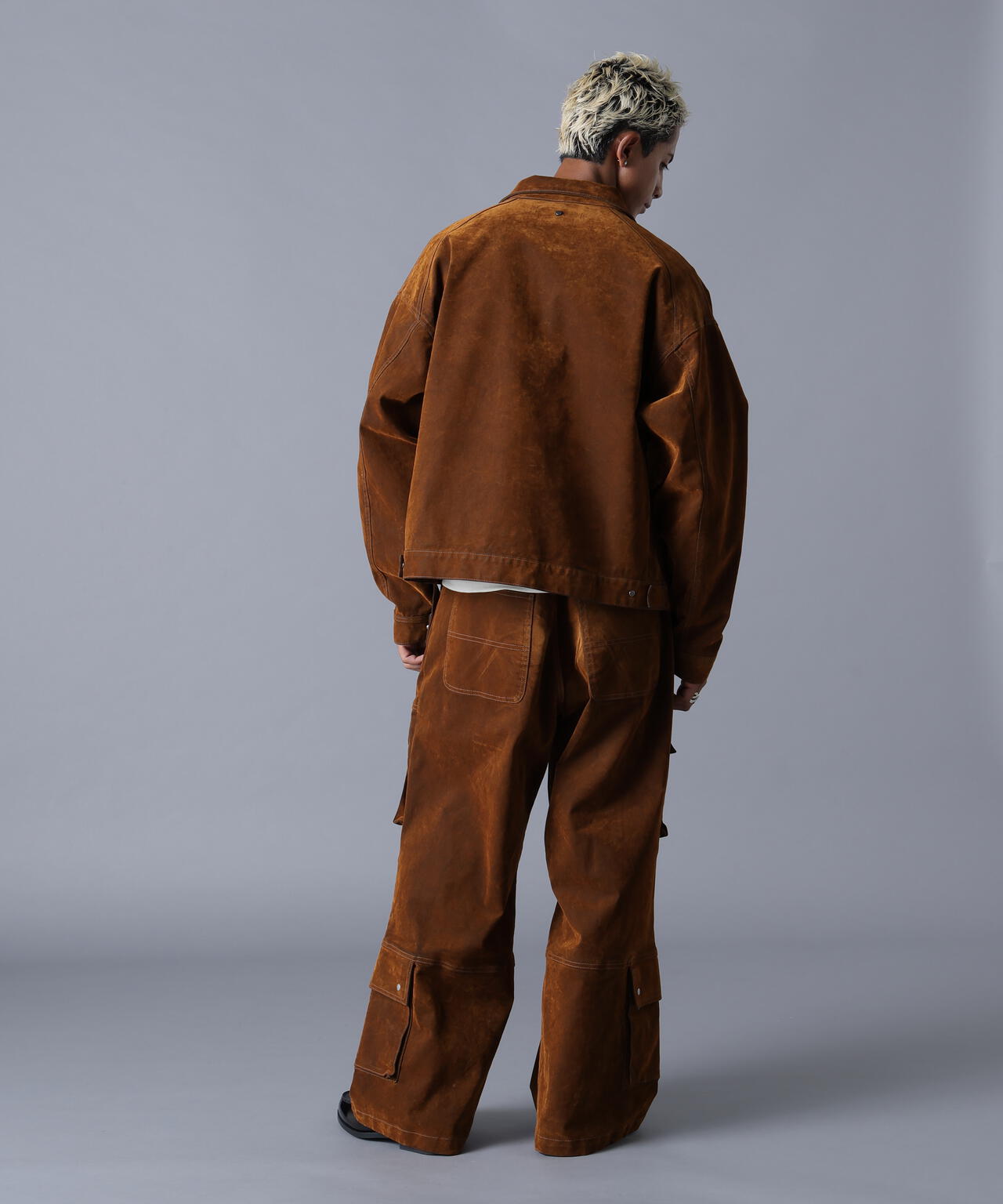 DankeSchon/ダンケシェーン/FLOCKY DENIM SHORT JACKET