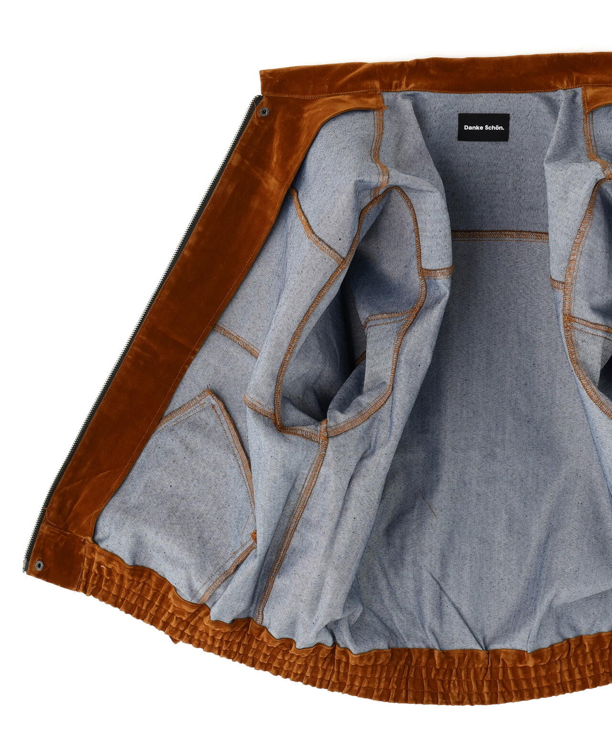【WEB&DEPOT限定】DankeSchon/ダンケシェーン/FLOCKY DENIM JACKET