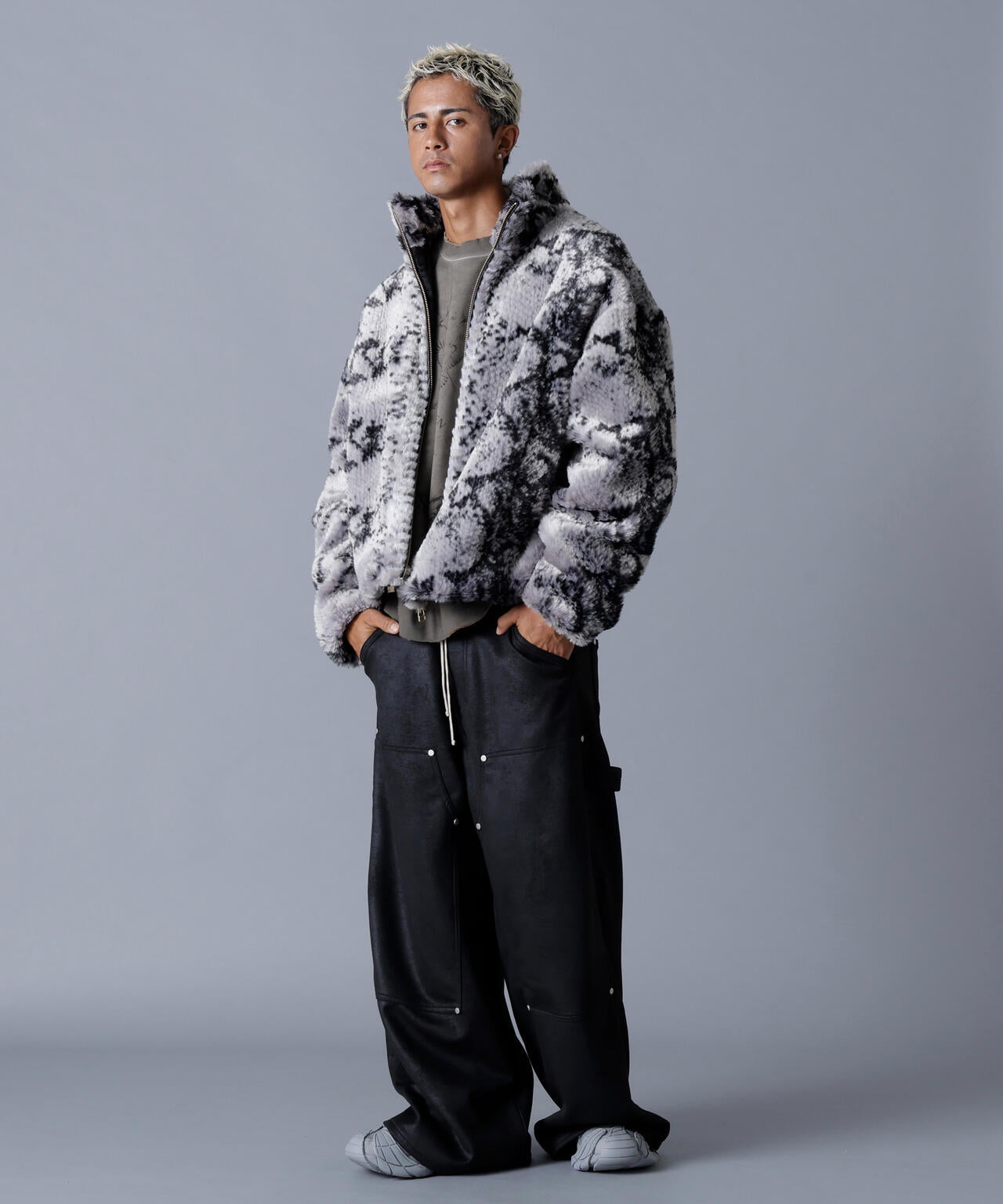 DankeSchon/ダンケシェーン/ECO FUR STAND BLOUSON PISON