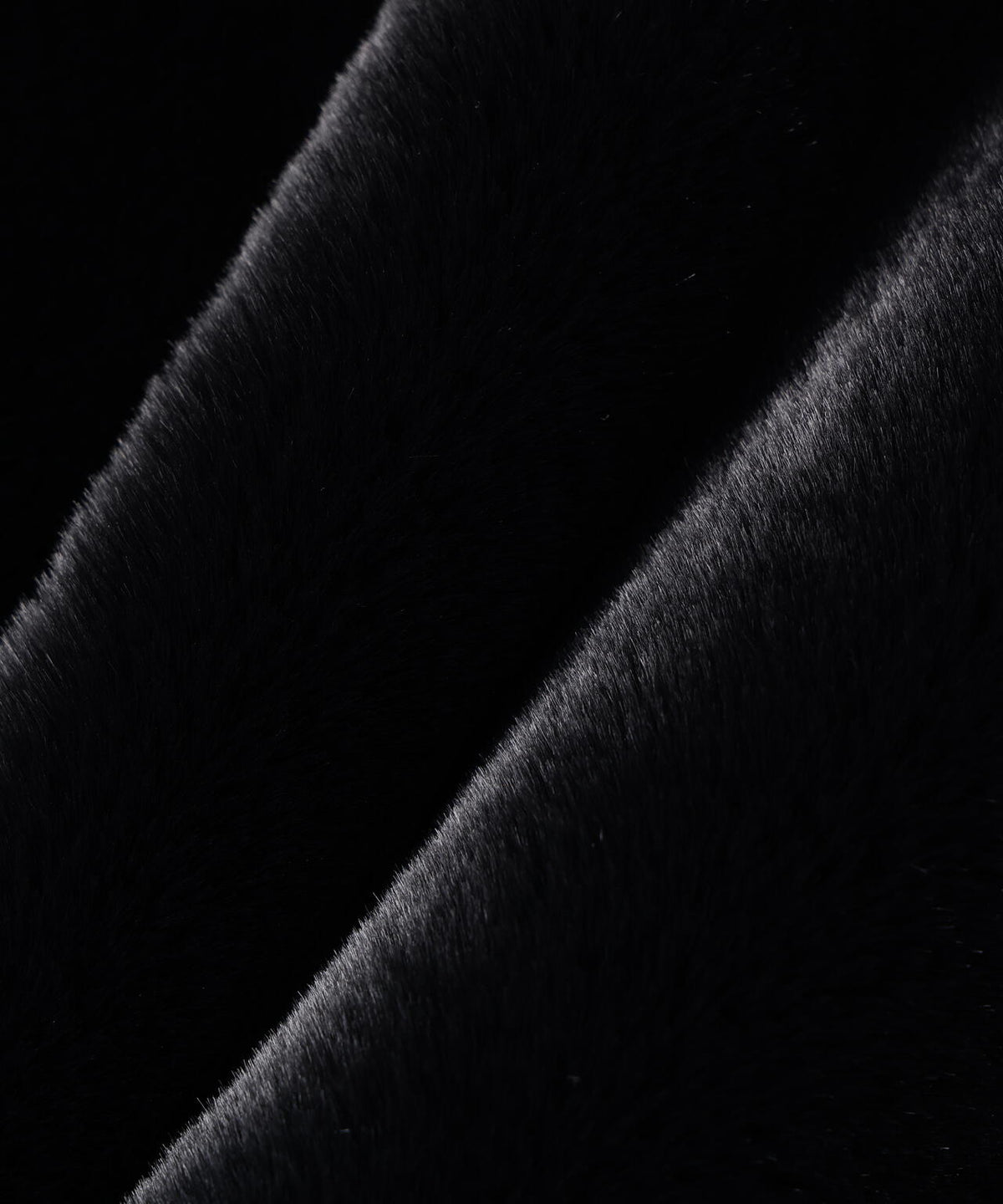 DankeSchon/ダンケシェーン/ECO FUR STAND BLOUSON BLACK