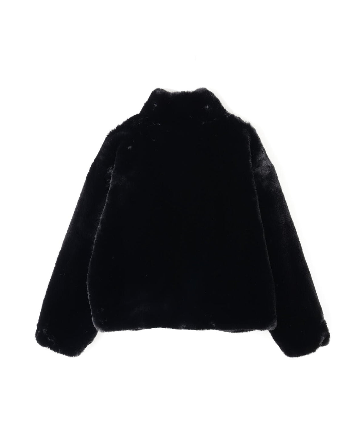 DankeSchon/ダンケシェーン/ECO FUR STAND BLOUSON BLACK